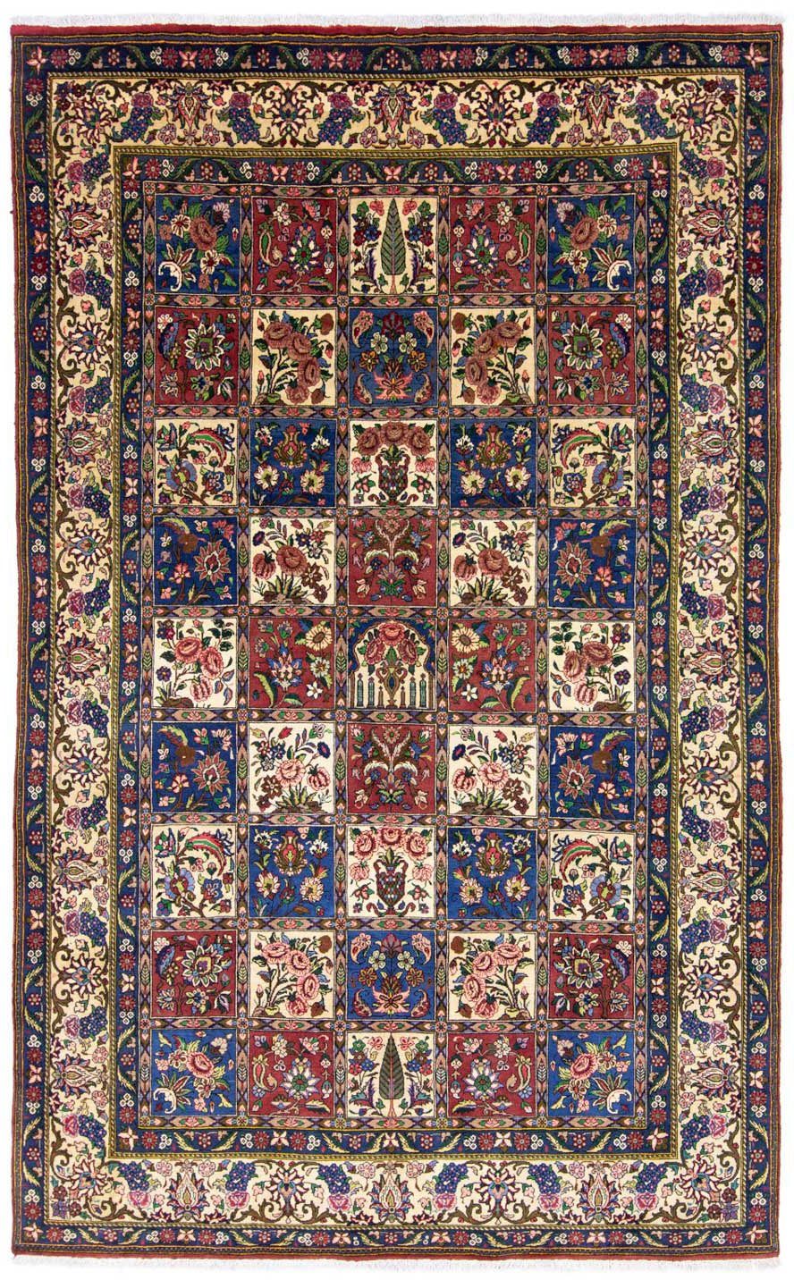morgenland Wollen kleed Bachtiar velden Ruggine 321 x 202 cm Uniek exemplaar met certificaat