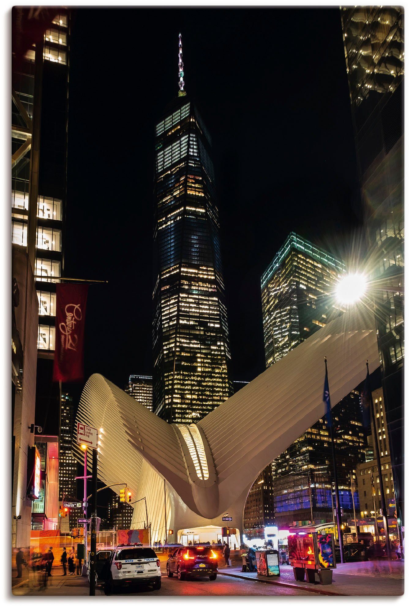 Artland Artprint World Trade Center New York in vele afmetingen & productsoorten - artprint van aluminium / artprint voor buiten, artprint op linnen, poster, muursticker / wandfoli