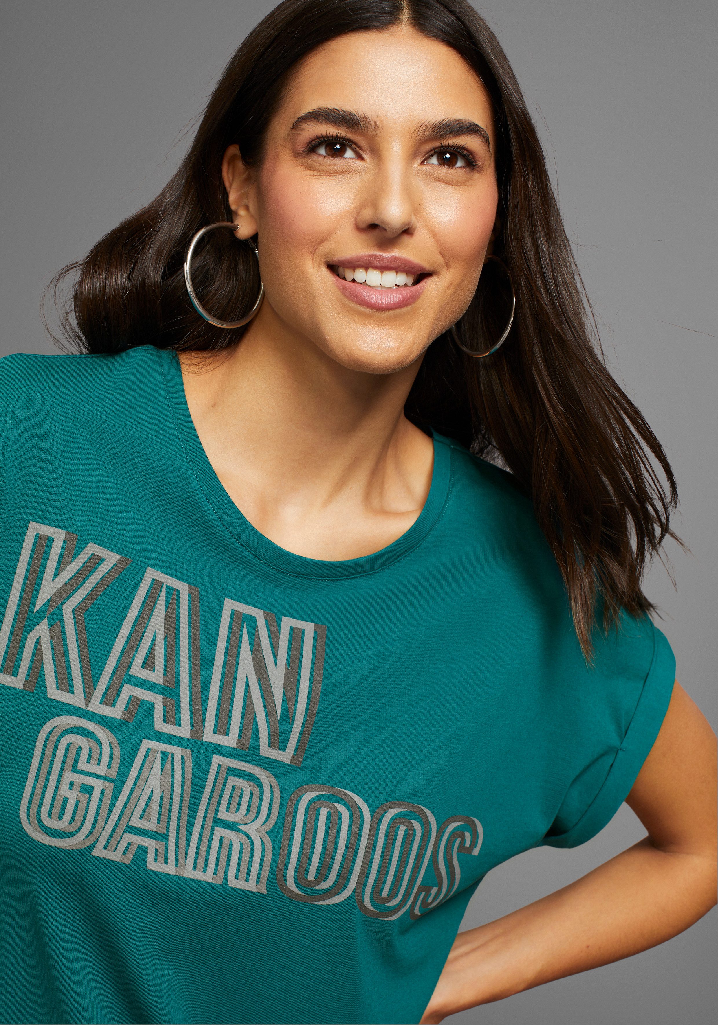 KangaROOS Shirt met korte mouwen met placement-print