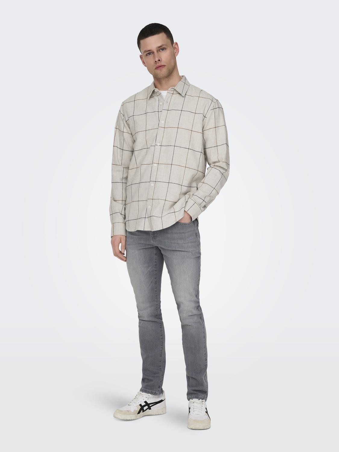 ONLY & SONS Slim fit jeans ONSLOOM SLIM LBD 8263 AZG DNM NOOS
