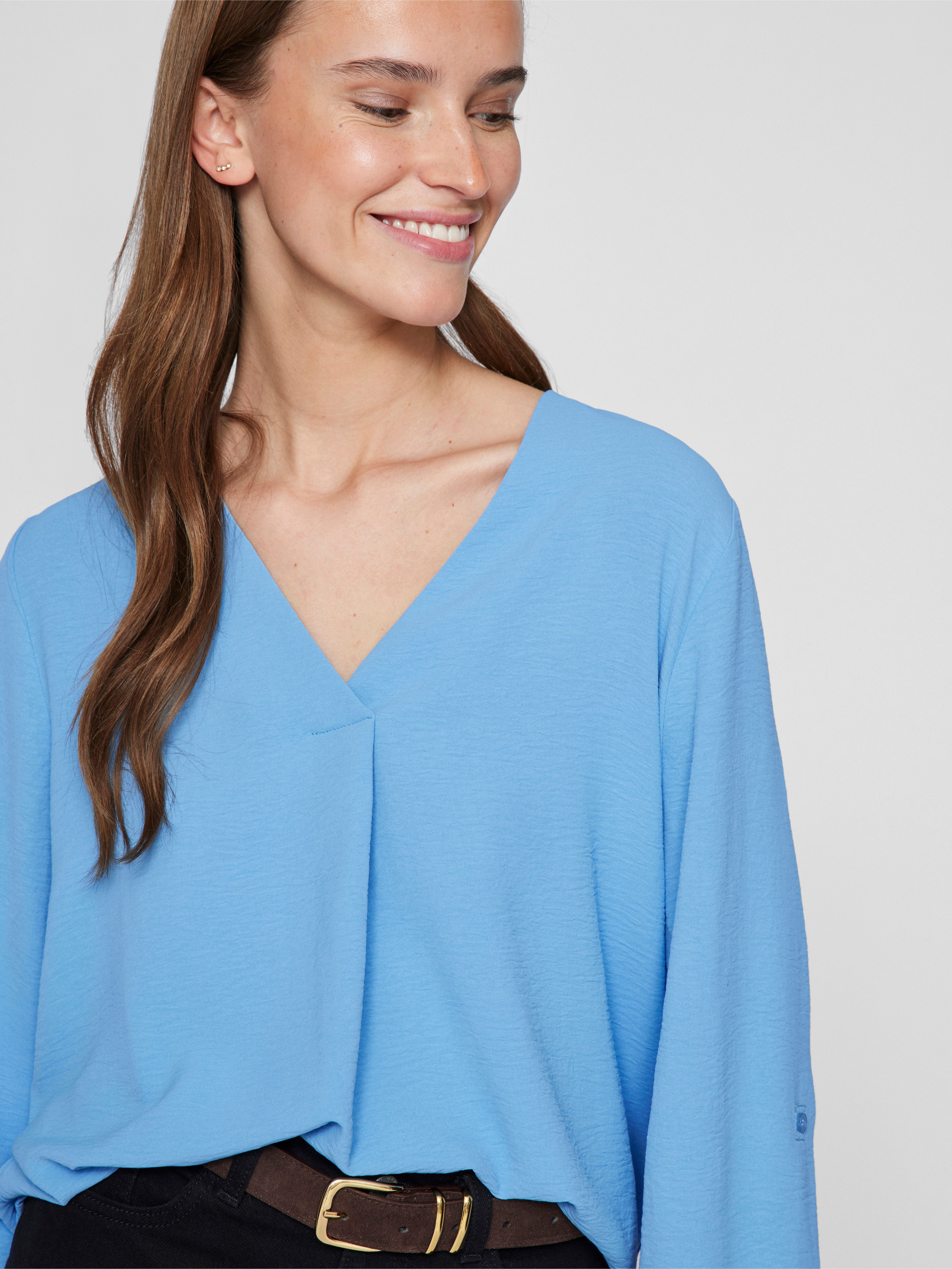 Vila Shirt VIJOSA 3/4 V-NECK TOP - NOOS
