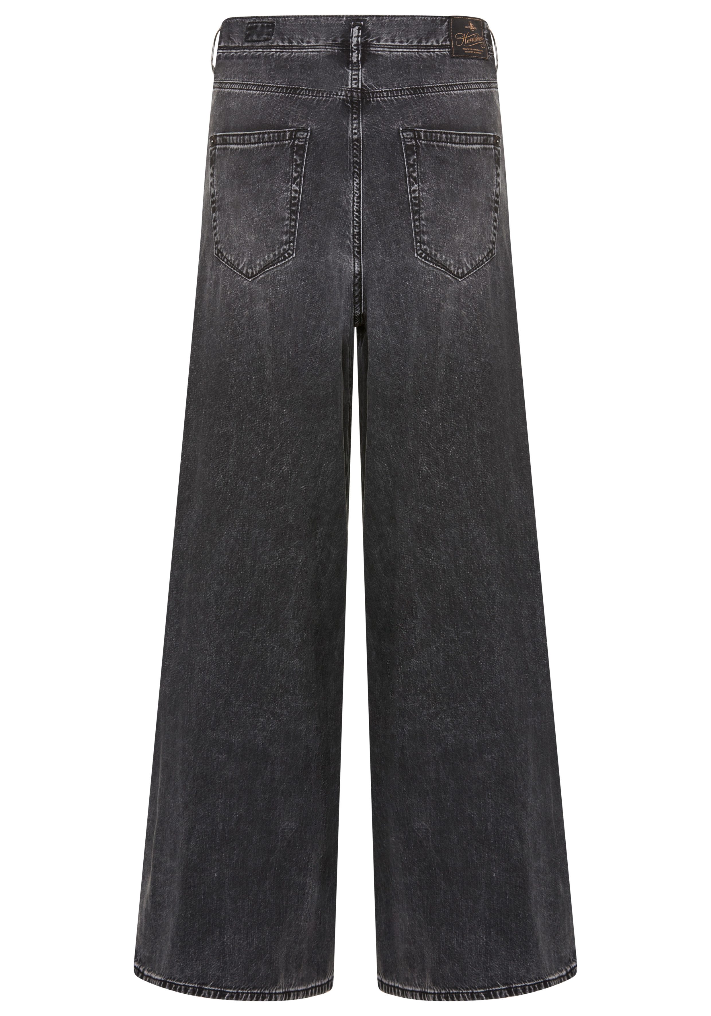Herrlicher Wijde jeans Shyra Palazzo Denim Black