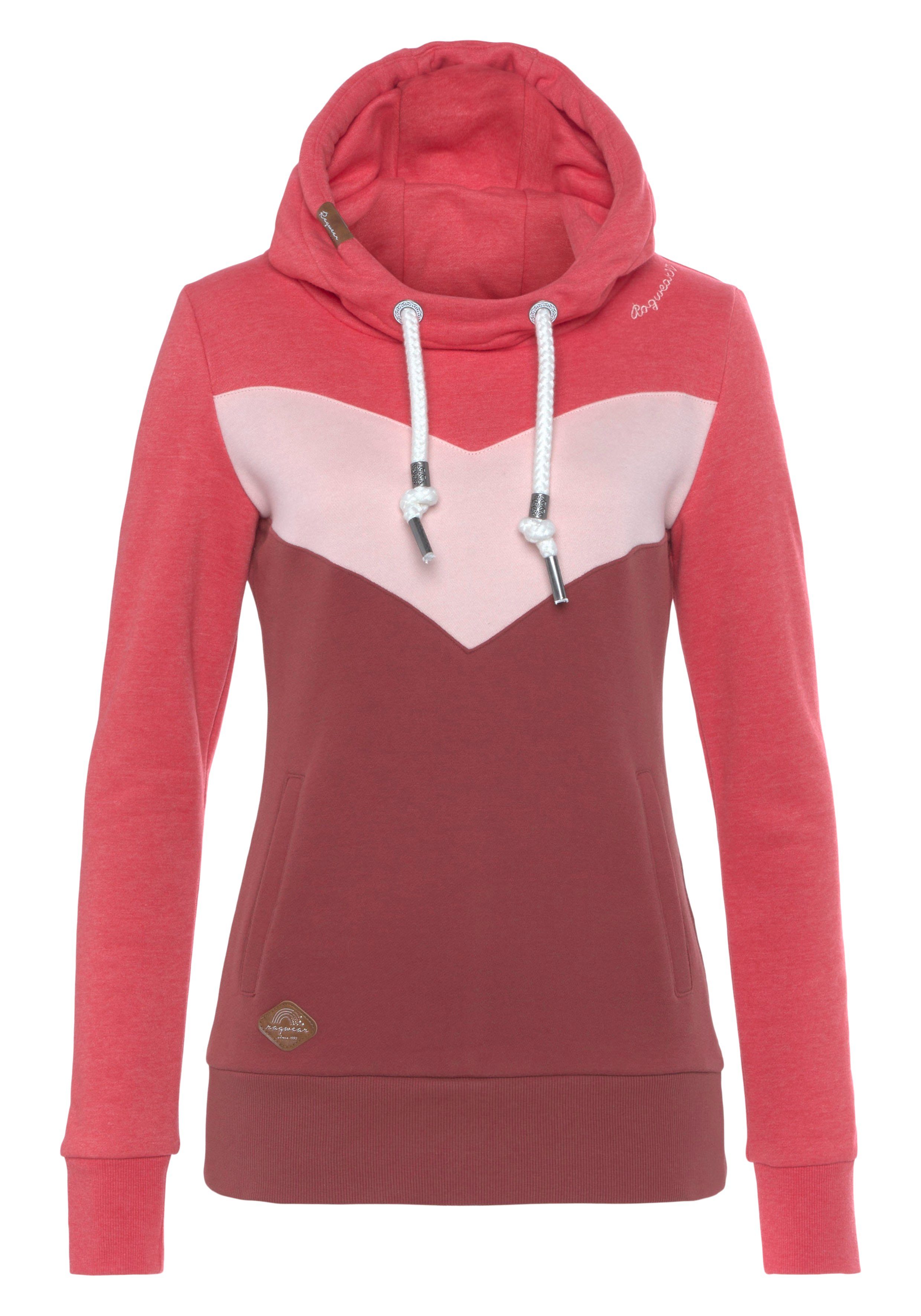 Ragwear Hoodie TREGA knuffelige sweater met capuchon en koord