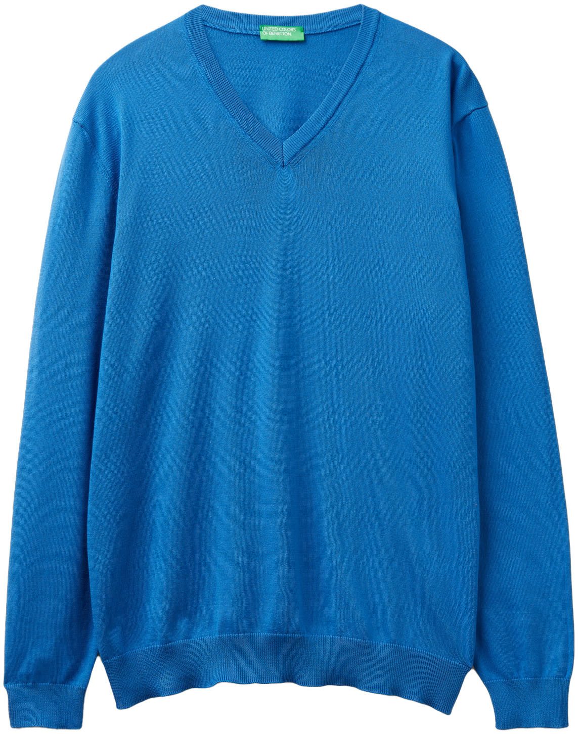 United Colors of Benetton Trui met V-hals met merklabel