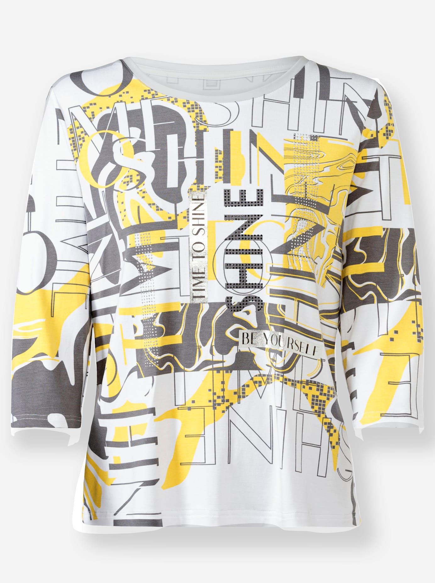 heine Shirt met 3/4 mouwen Gedessineerd shirt (1-delig)