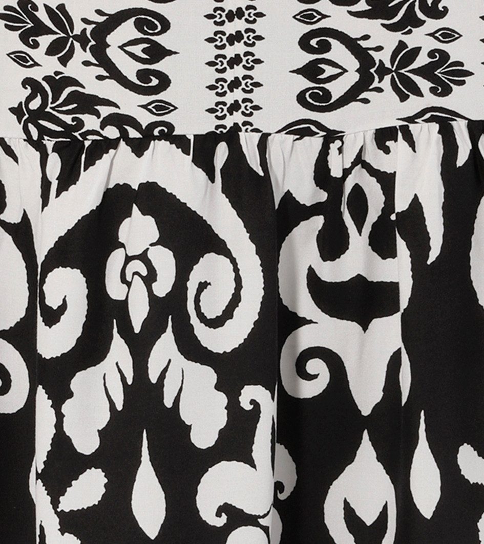 Aniston PLUS Tuniek met contrasterende ornamenten bedrukt - nieuwe collectie