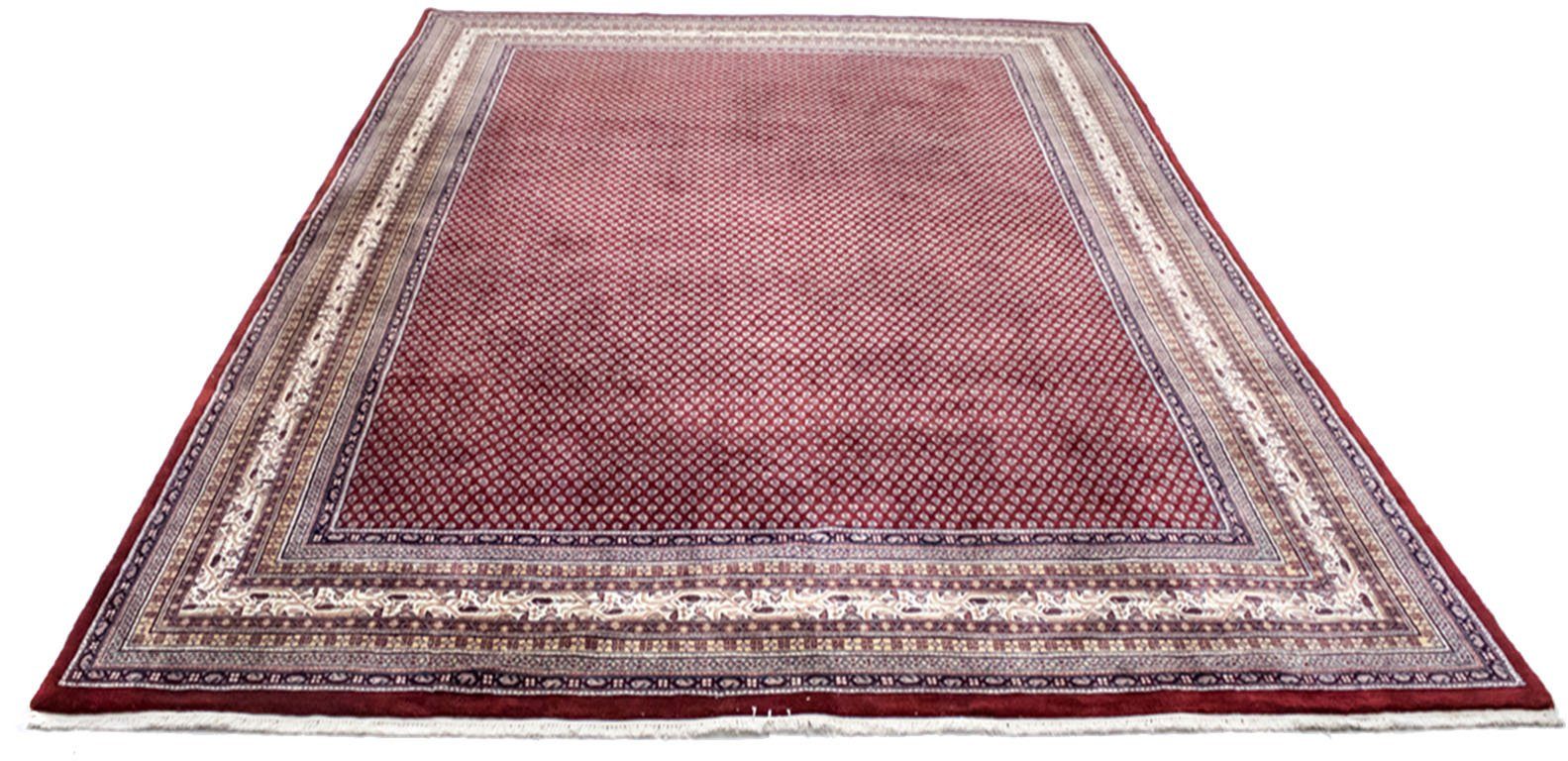 morgenland Wollen kleed Mir Teppich handgeknüpft braun-Orientteppich - Mir - Indus - 347 x 249 cm - rot