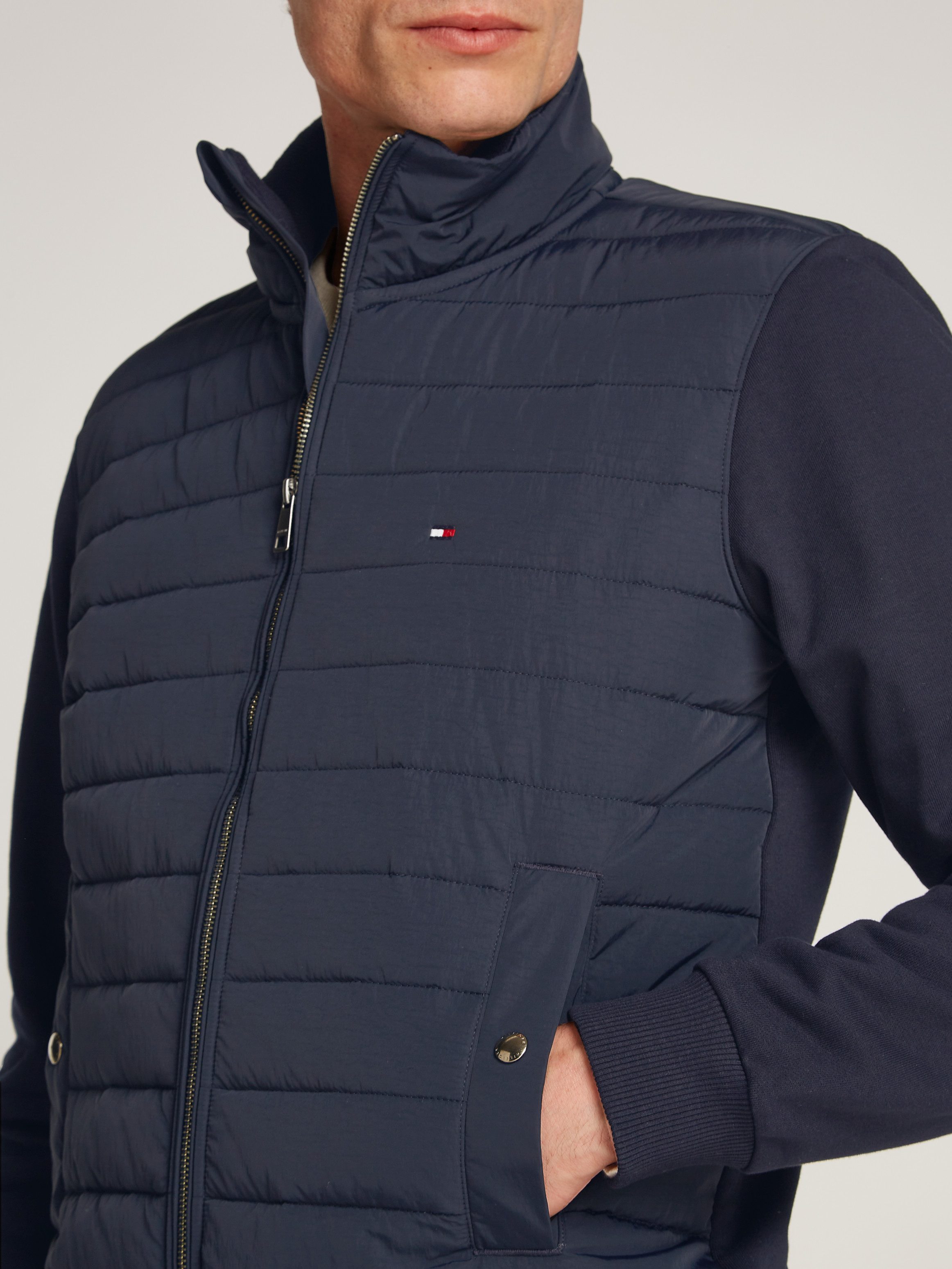 Tommy Hilfiger Sweatvest MIX MEDIA STAND CLLR