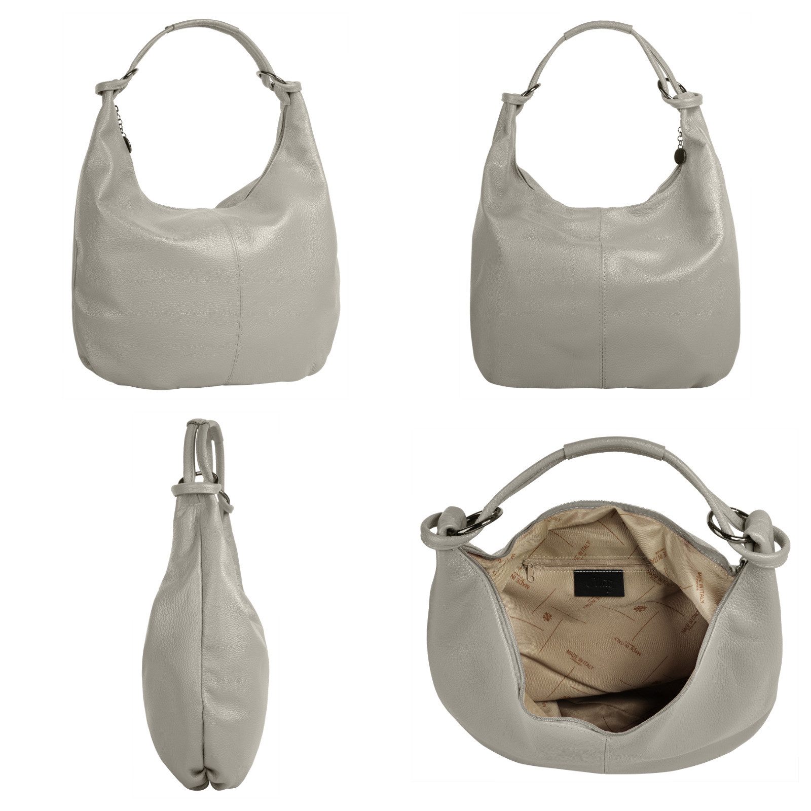 Cluty Shopper echt leer, made in italy