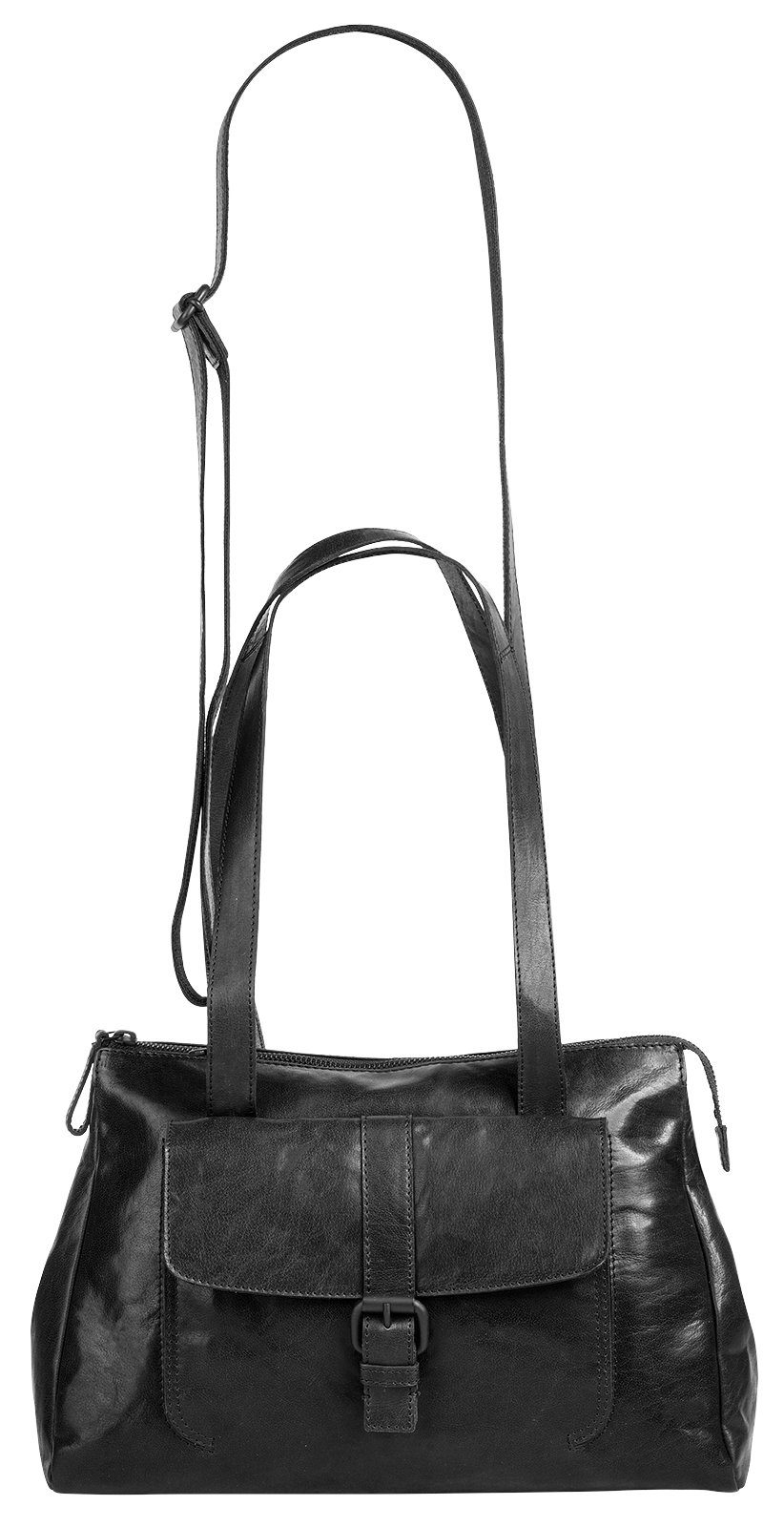 Spikes & Sparrow Tas echt leder