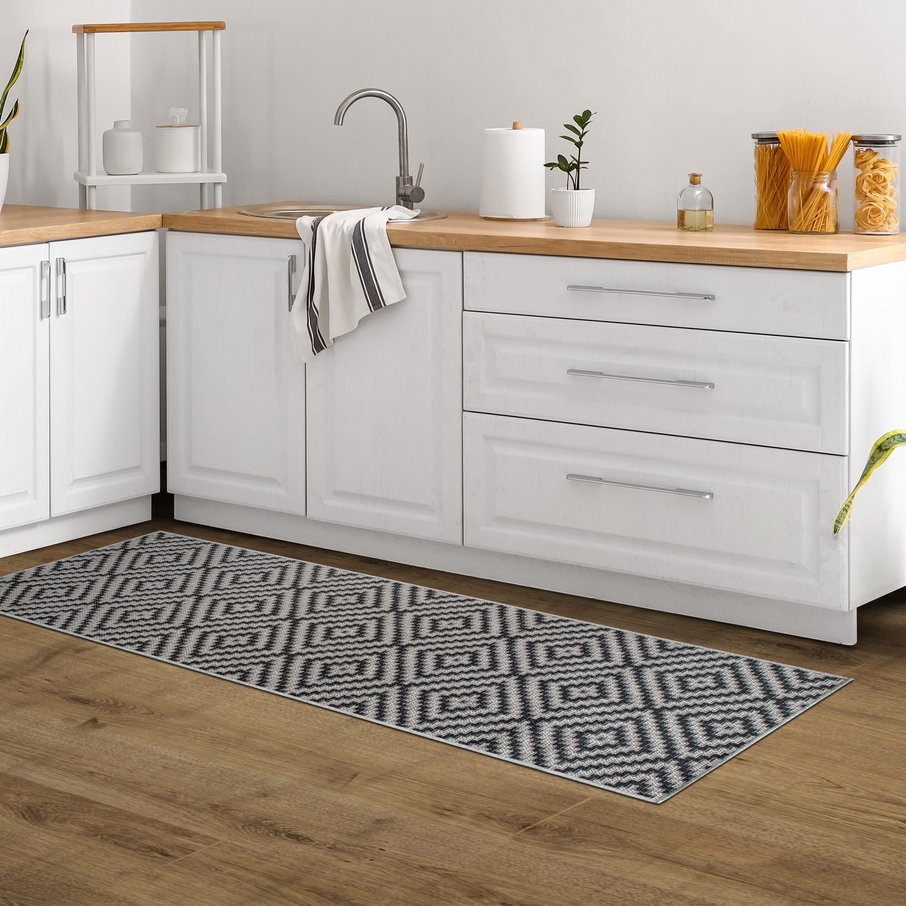 my home Vloerkleed Cordoba is ook als loper verkrijgbaar Geschikt voor binnen en buiten, sisal-look, weerbestendig & uv-bestendig, boho