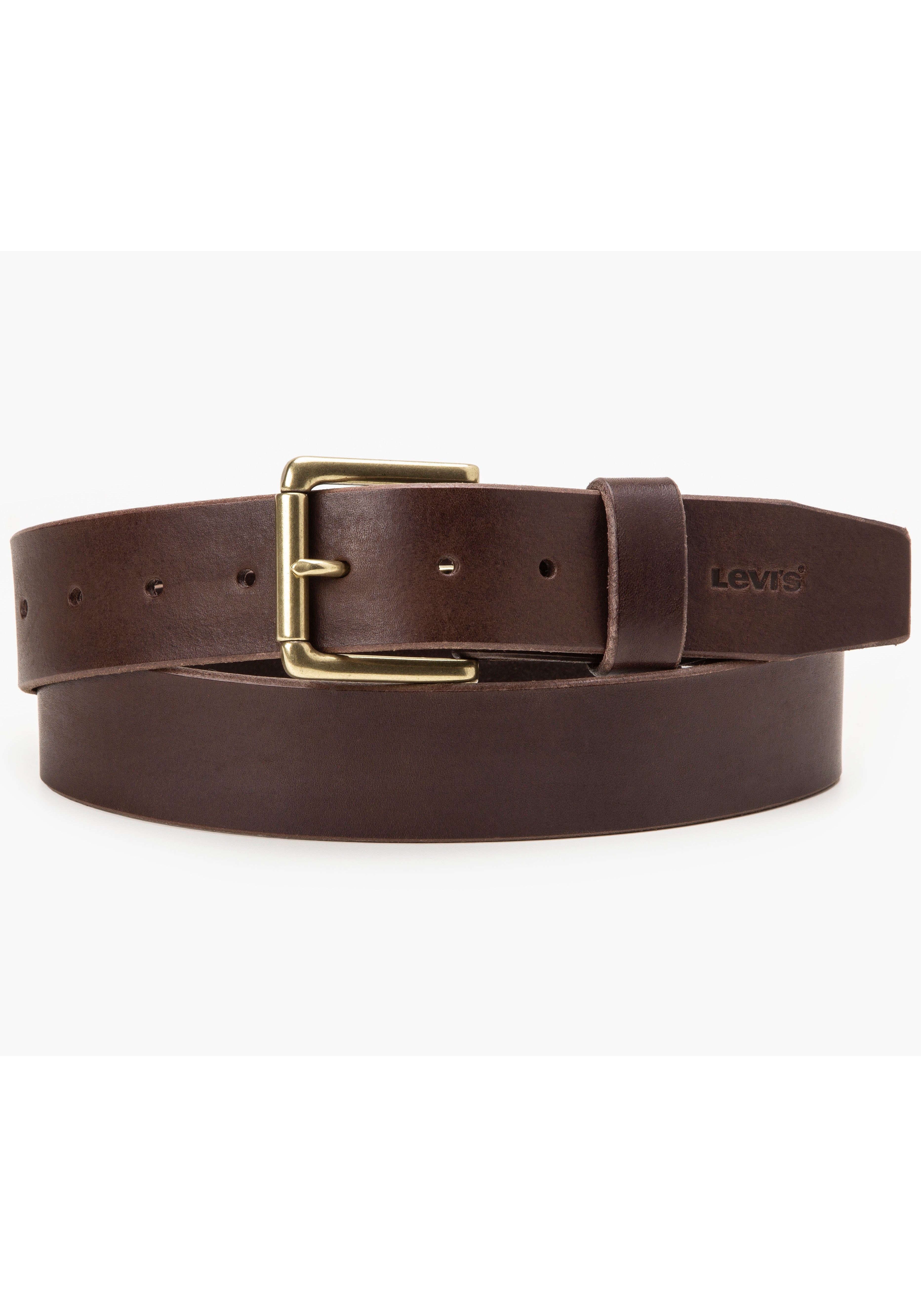 Levi's Leren riem Heritage unisex riemen maat 115 bruin