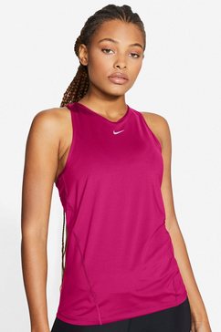 nike functionele top woman np tank all over mesh roze