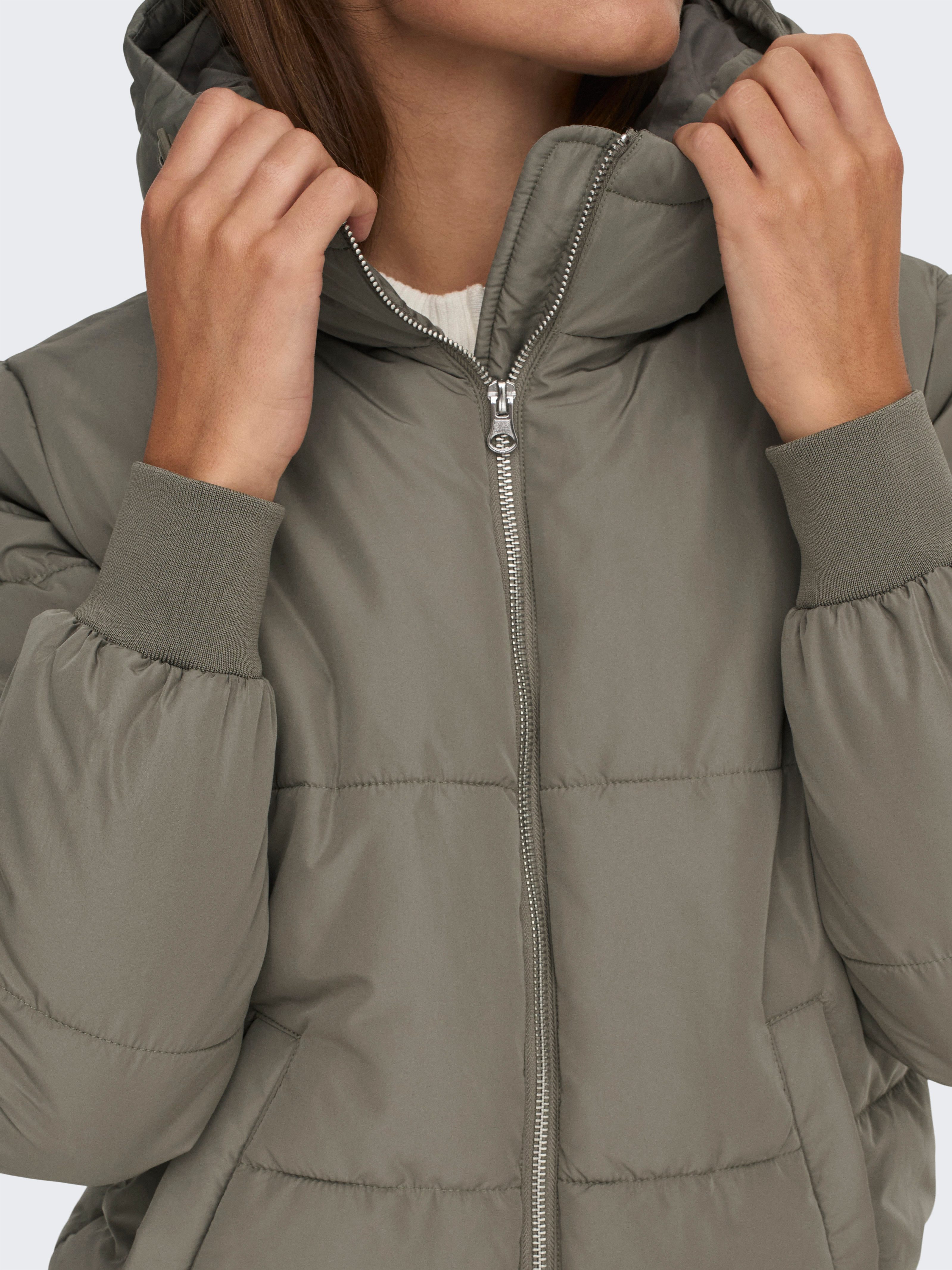 JDY Gewatteerde jas JDYNEWERICA LIFE SHORT HOOD JKT OTW NOOS