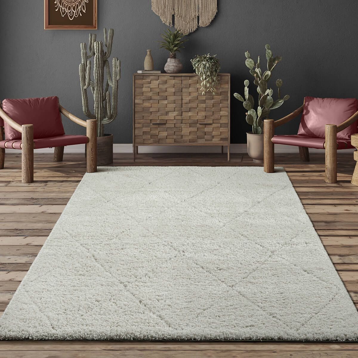 The carpet Vloerkleed Bahar Shaggy