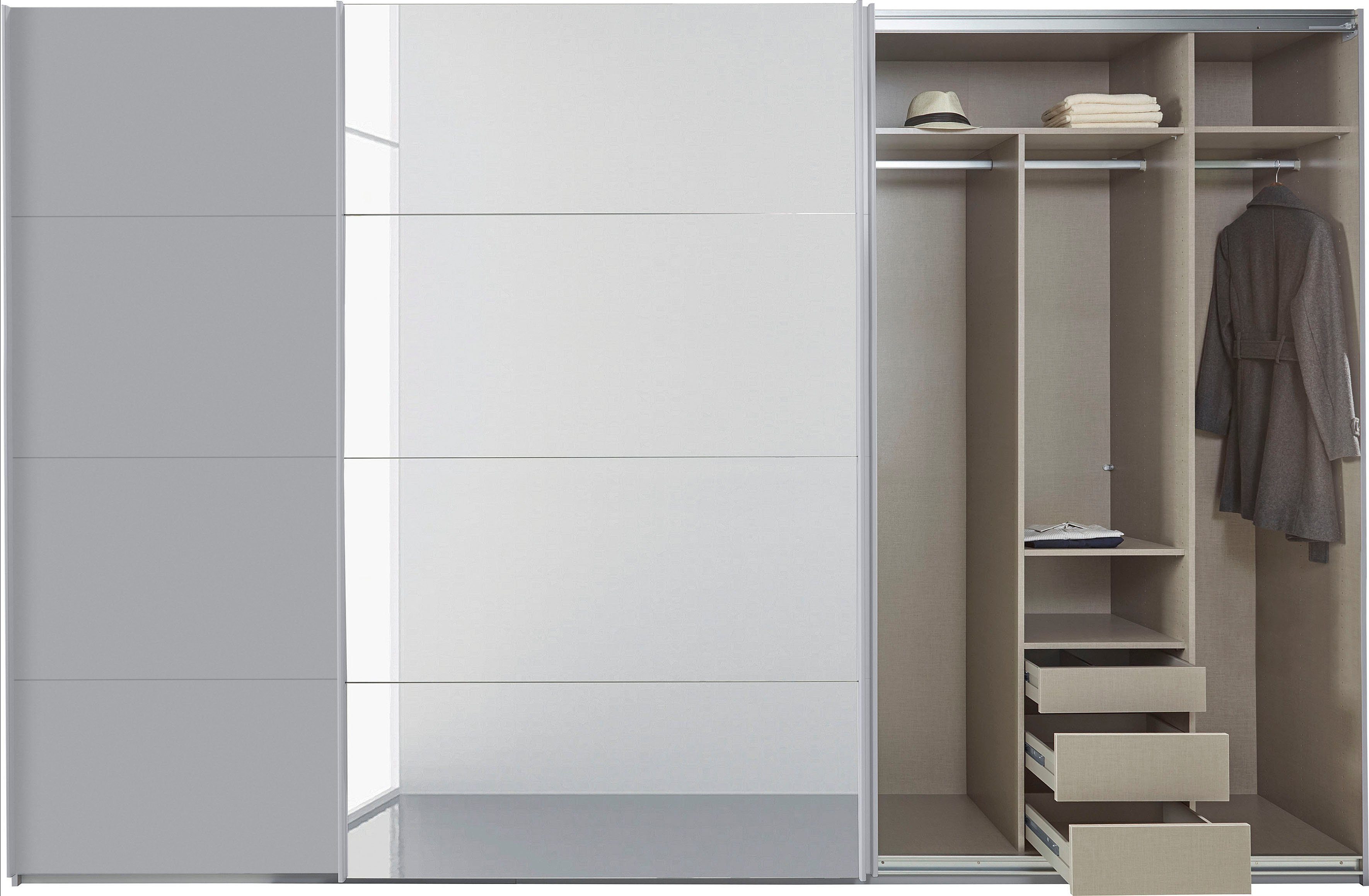rauch Zweefdeurkast Kledingkast kast garderobe TOPSELLER OTELI incl. binnenindeling