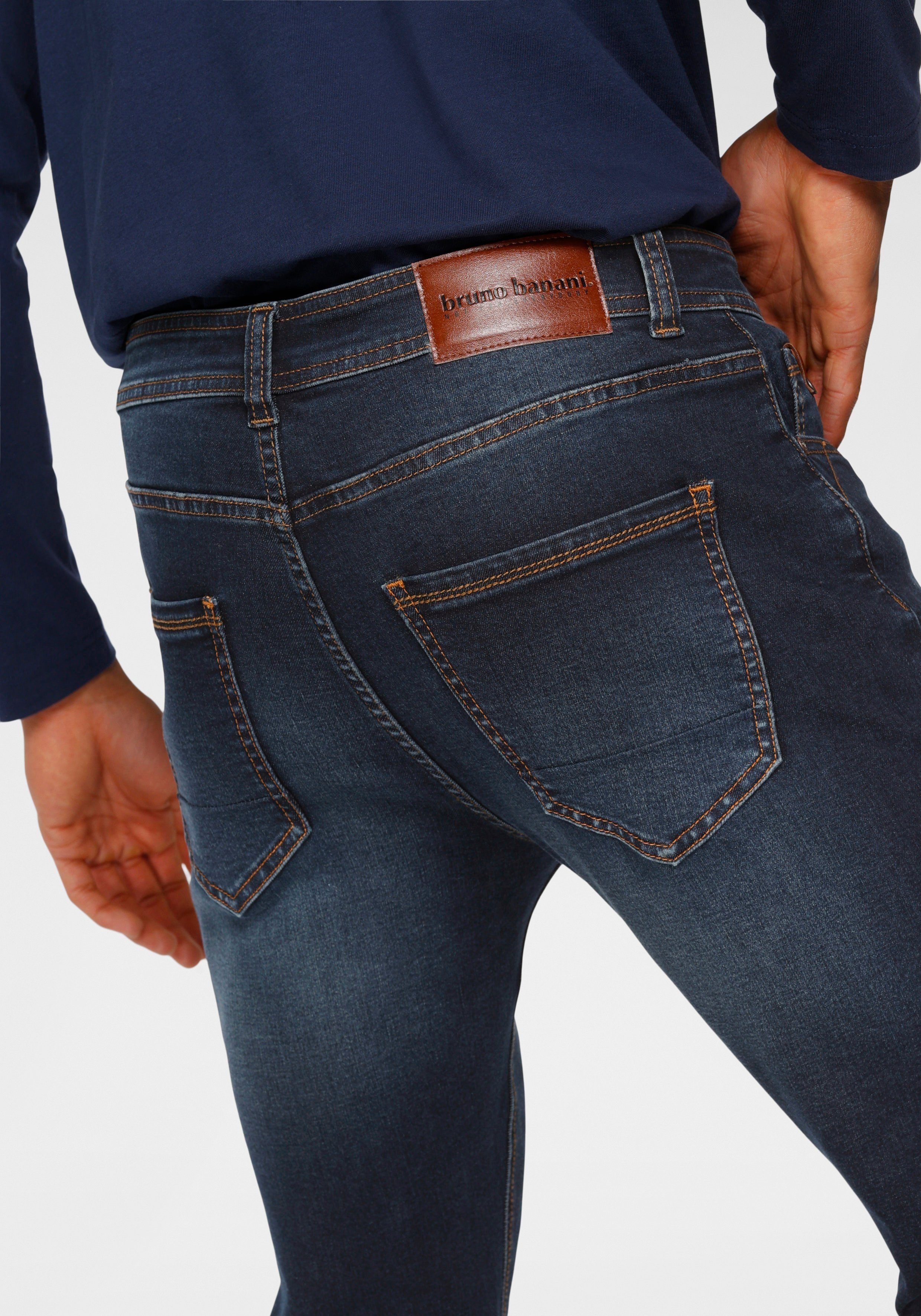 Bruno Banani Slim fit jeans Grady smalle pasvorm, lage taillehoogte, met steekzakken