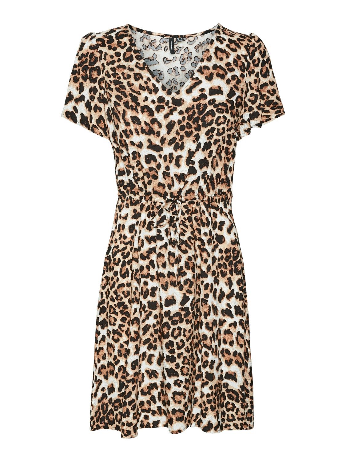 Vero Moda Mini-jurk VMEASY JOY SS SHORT DRESS WVN GA