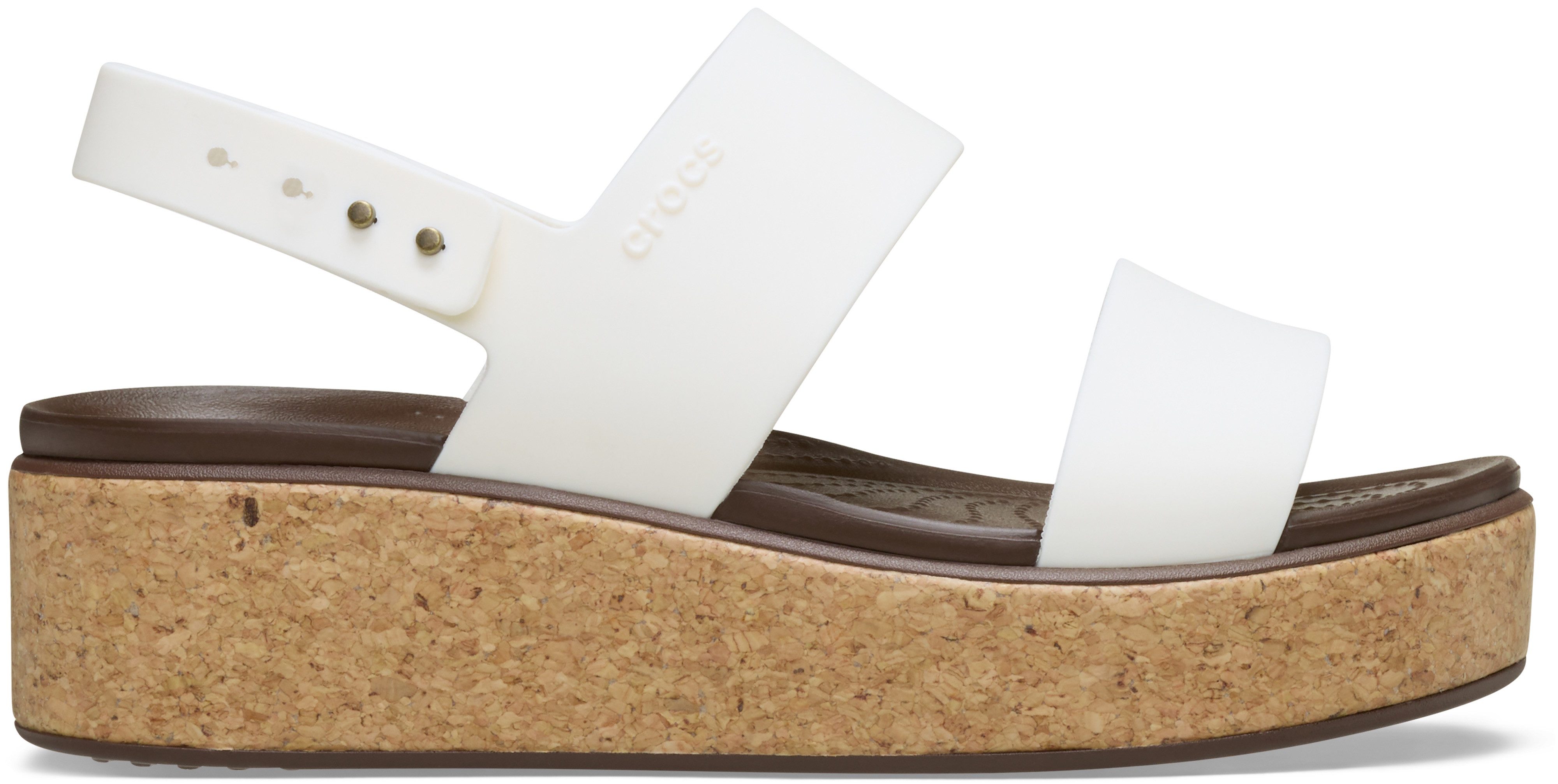 Crocs Sleehaksandaaltjes Brooklyn Cork Low Wedge