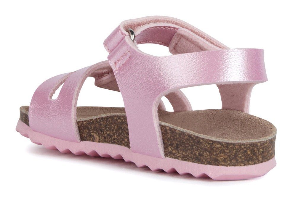 Geox Sandalen B SANDAL CHALKI GIRL , zomerschoen, klittenbandschoen, sandaal, met glitterend hartje