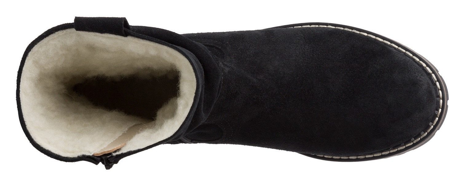 Tamaris Winterlaarsjes hakken, winterlaarzen, enkellaars met duo tex-uitrusting