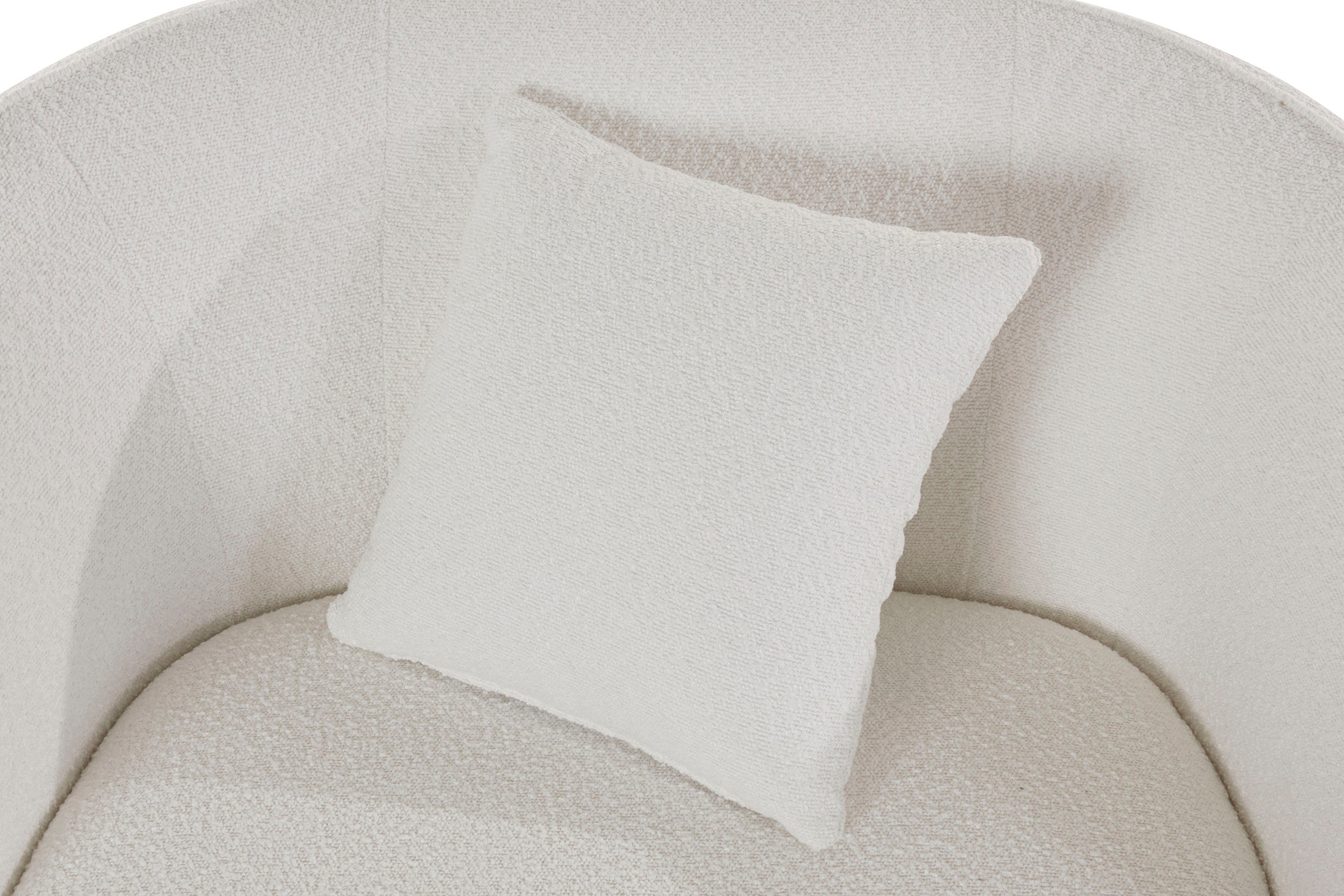 andas Fauteuil Kreukelzone ook met bouclé-bekleding