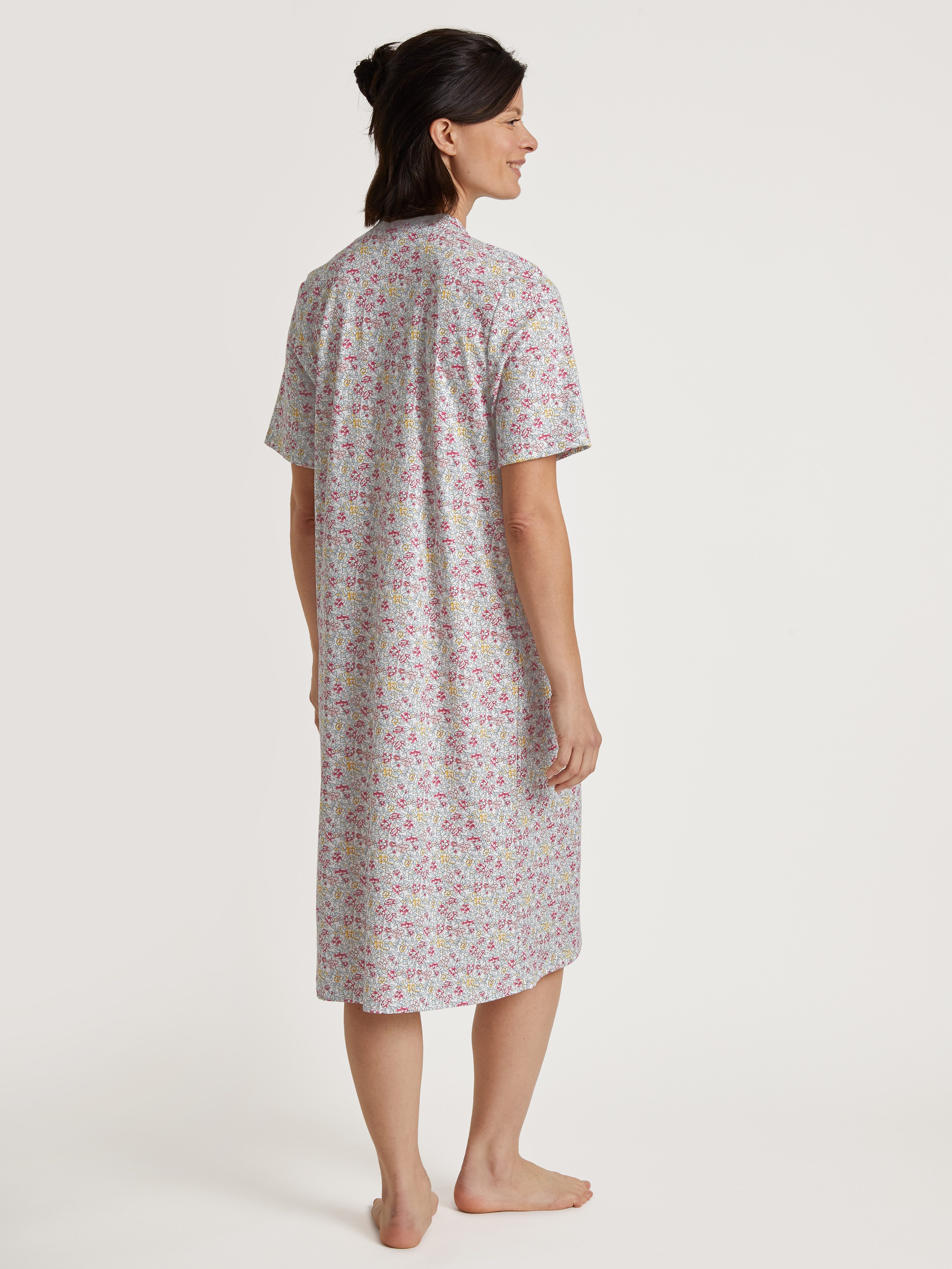CALIDA Nachthemd Soft Cotton met knoopsluiting