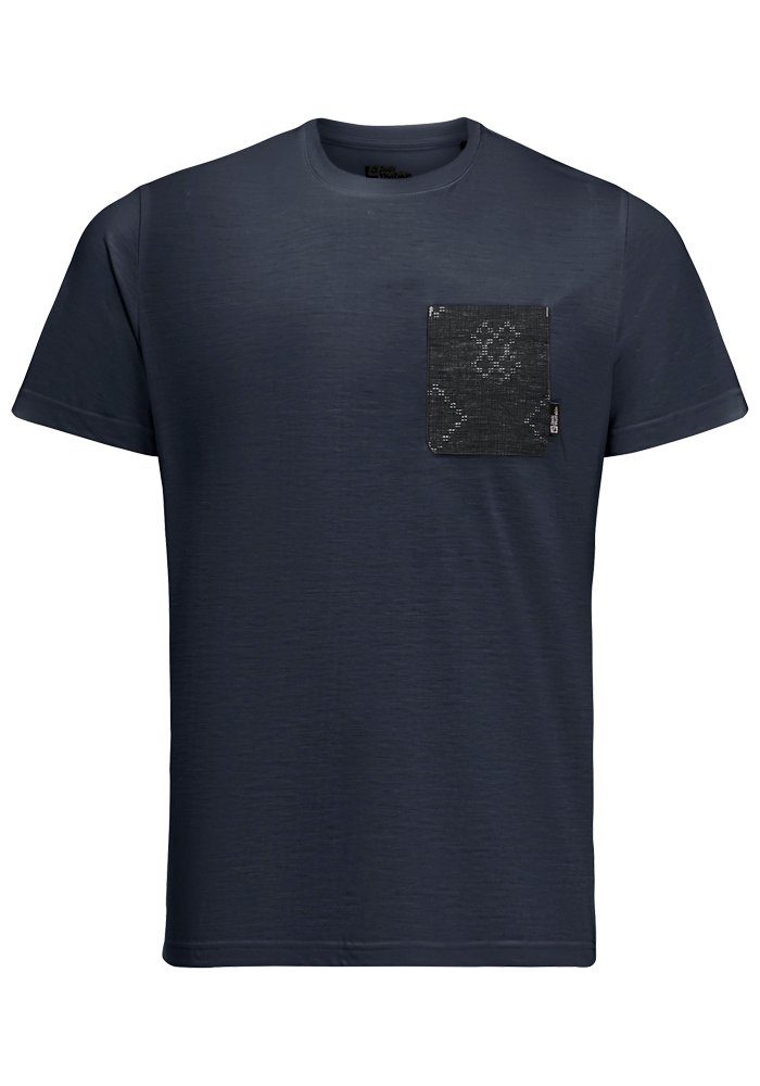 Jack Wolfskin T-shirt POCKET KARANA T M