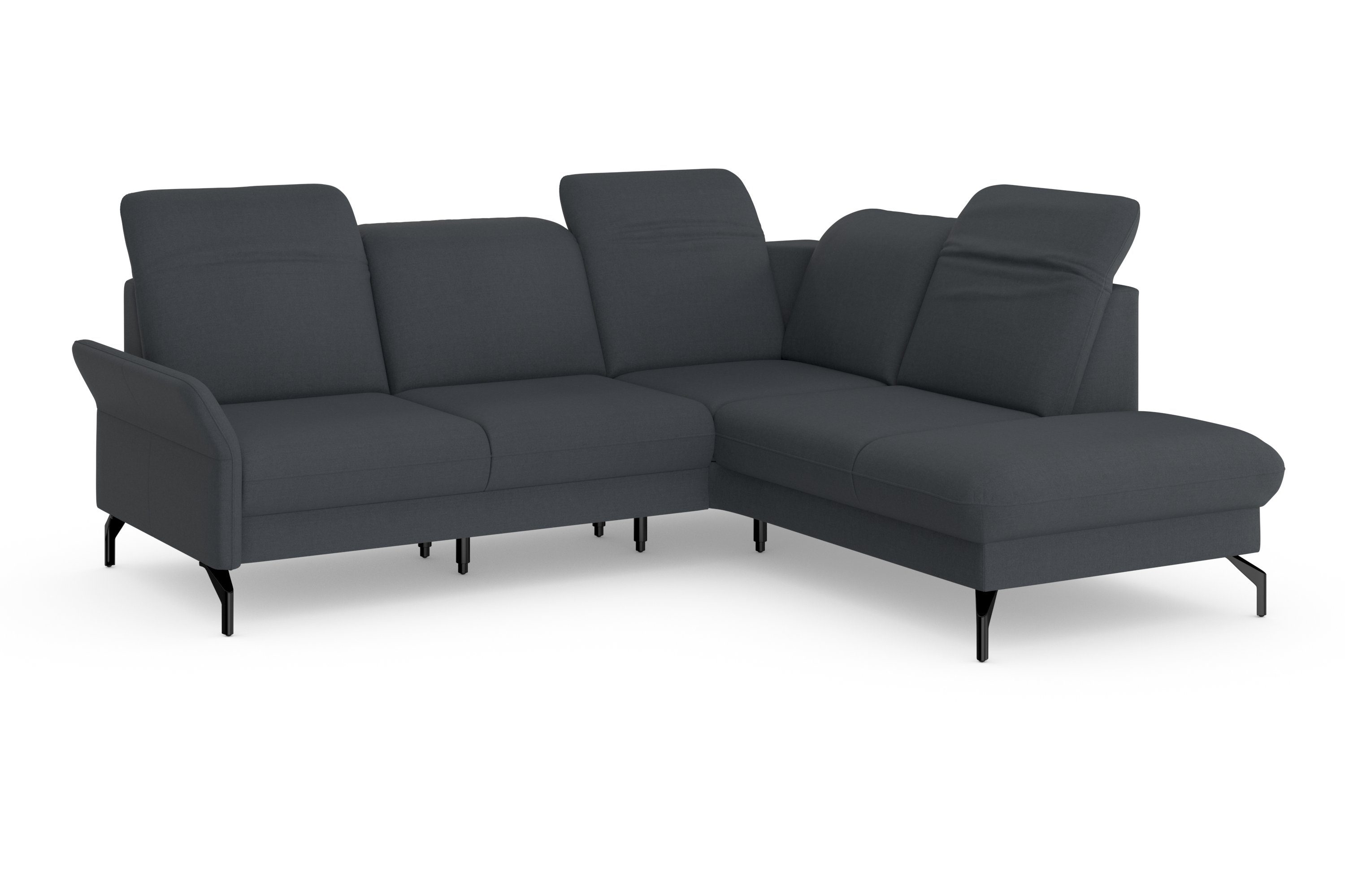 sit&more Hoekbank Fashion L-vorm naar keuze met verstelbare hoofdsteun en uittrekzitting, motorisch