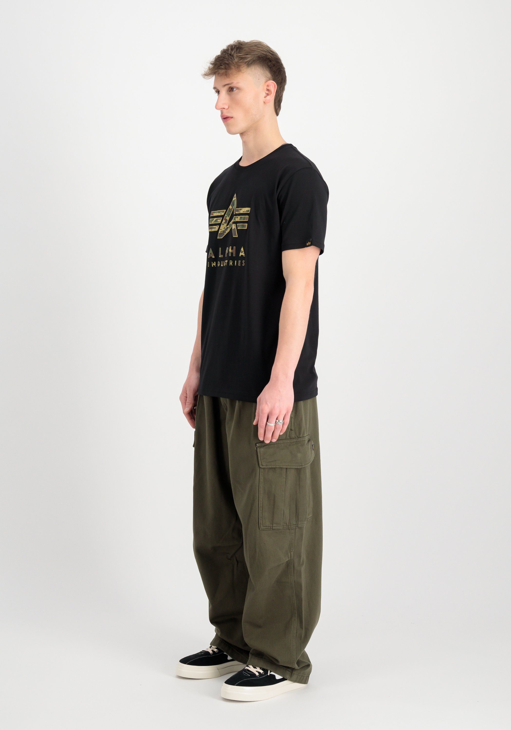 Alpha Industries T-shirt Camo Puff Print T-Shirt