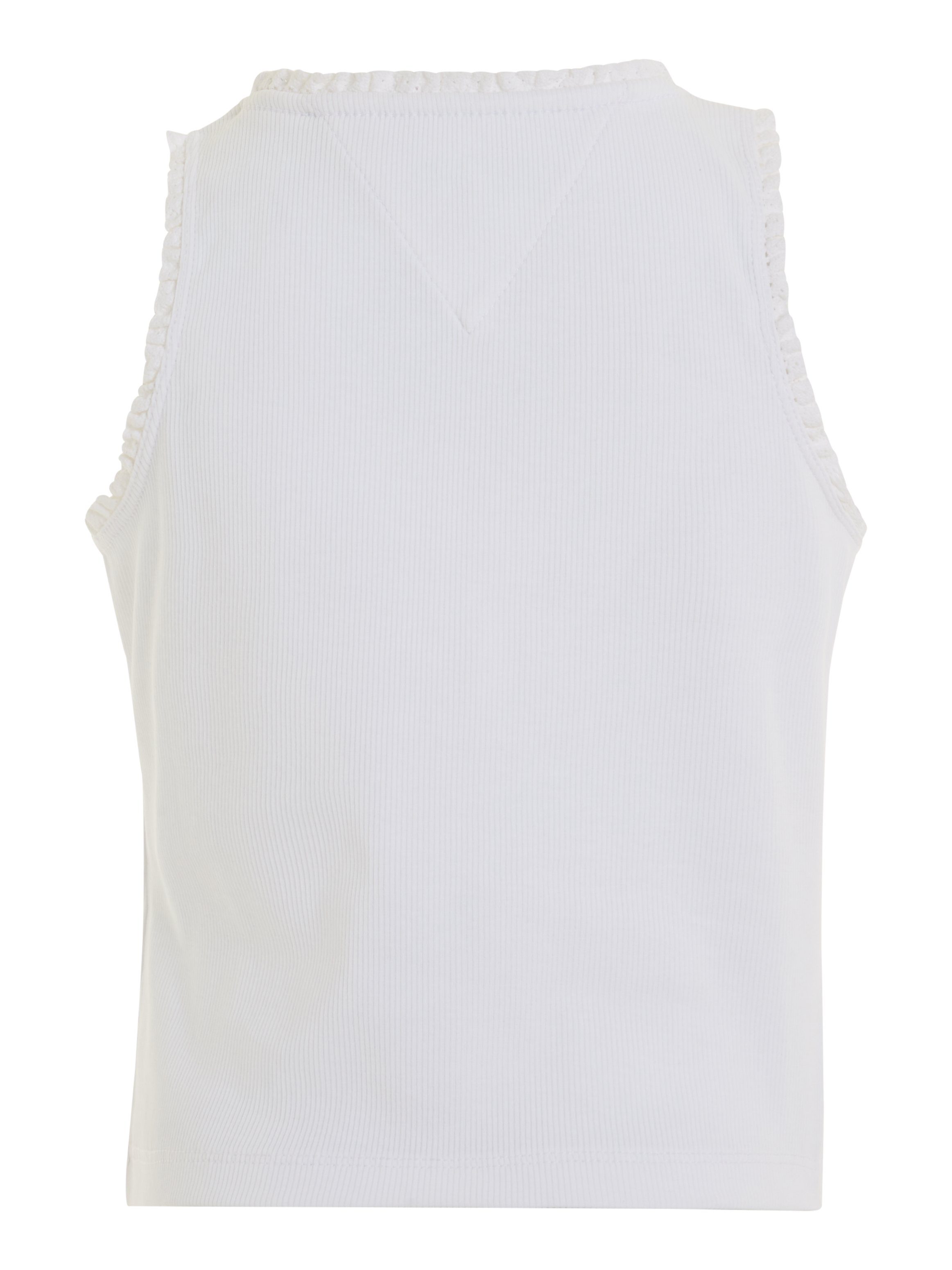 Tommy Hilfiger T-shirt ESSENTIAL RIB LACE TANK TOP