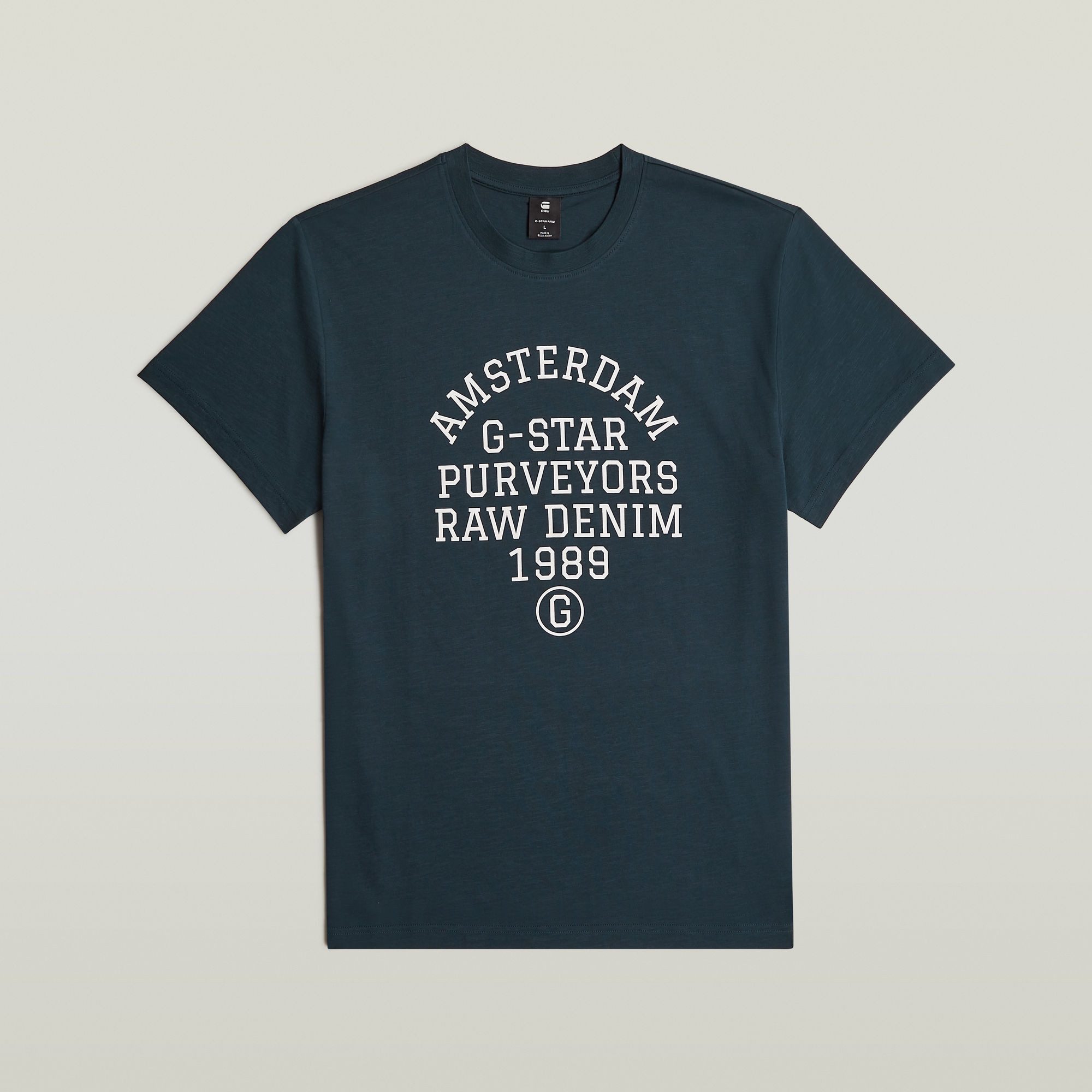G-Star RAW T-shirt Purveyors met ronde hals, frontprint