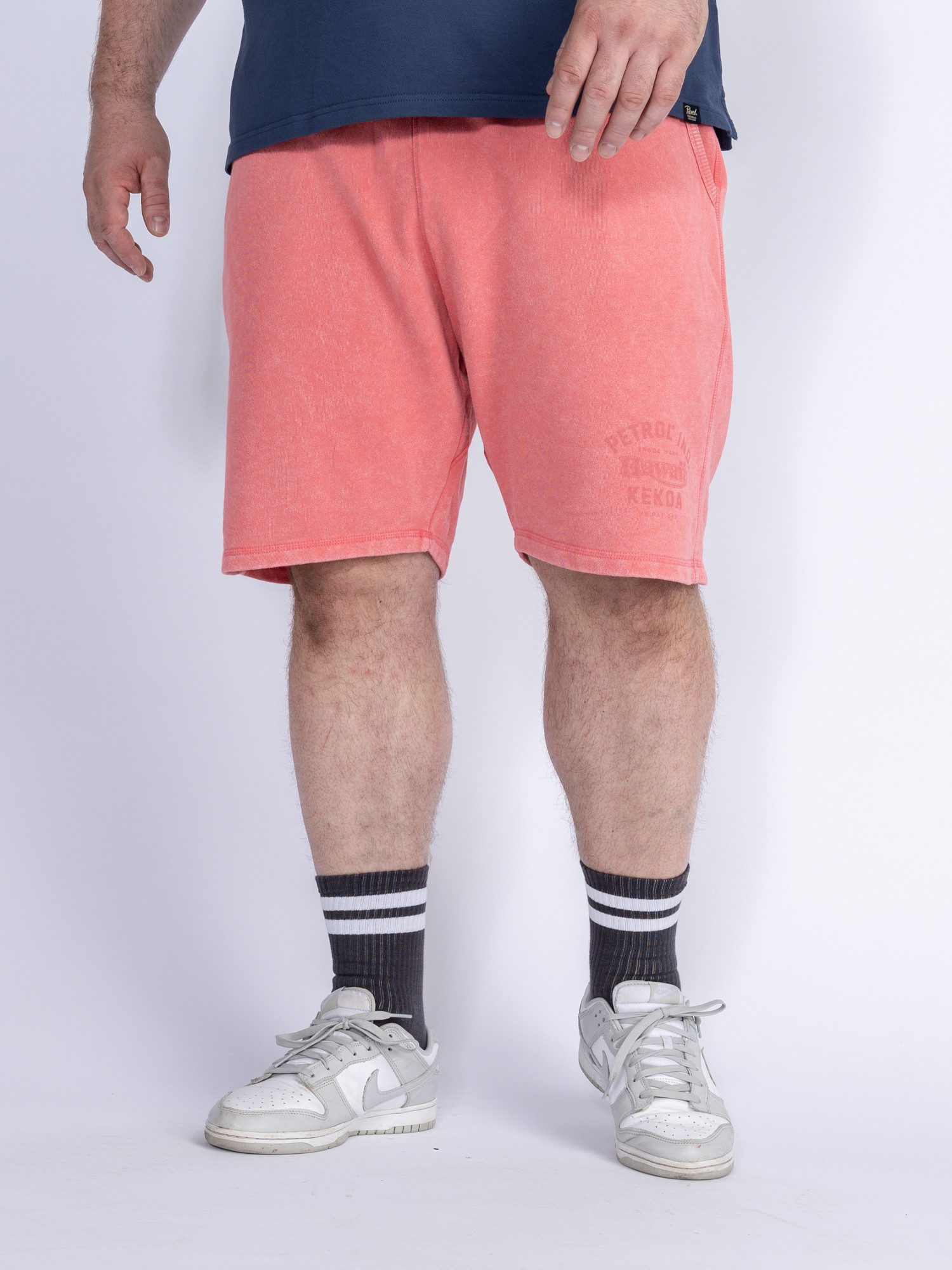 Petrol Industries Sweatshort Men Short Jogging heren sportshorts maat 4XL roze