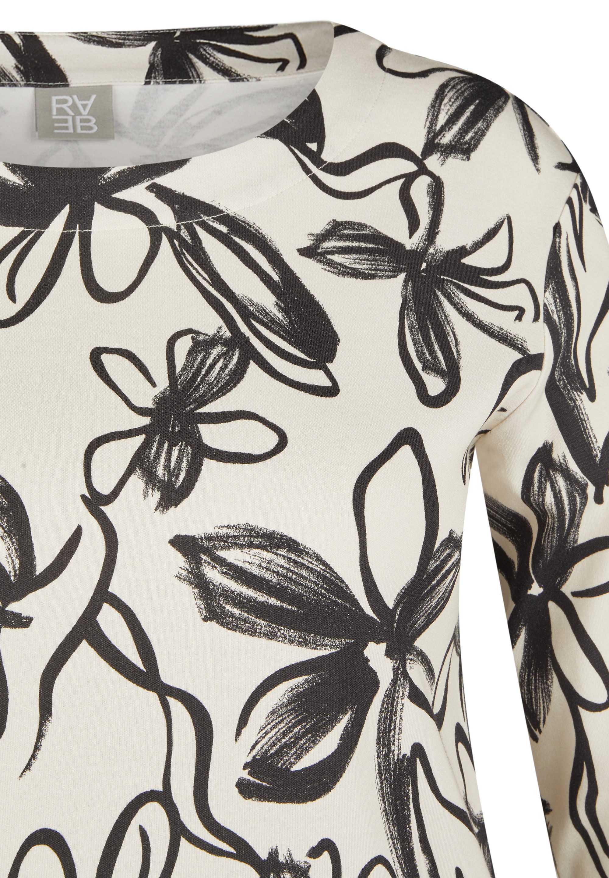 Rabe Shirt met 3/4 mouwen met print all-over