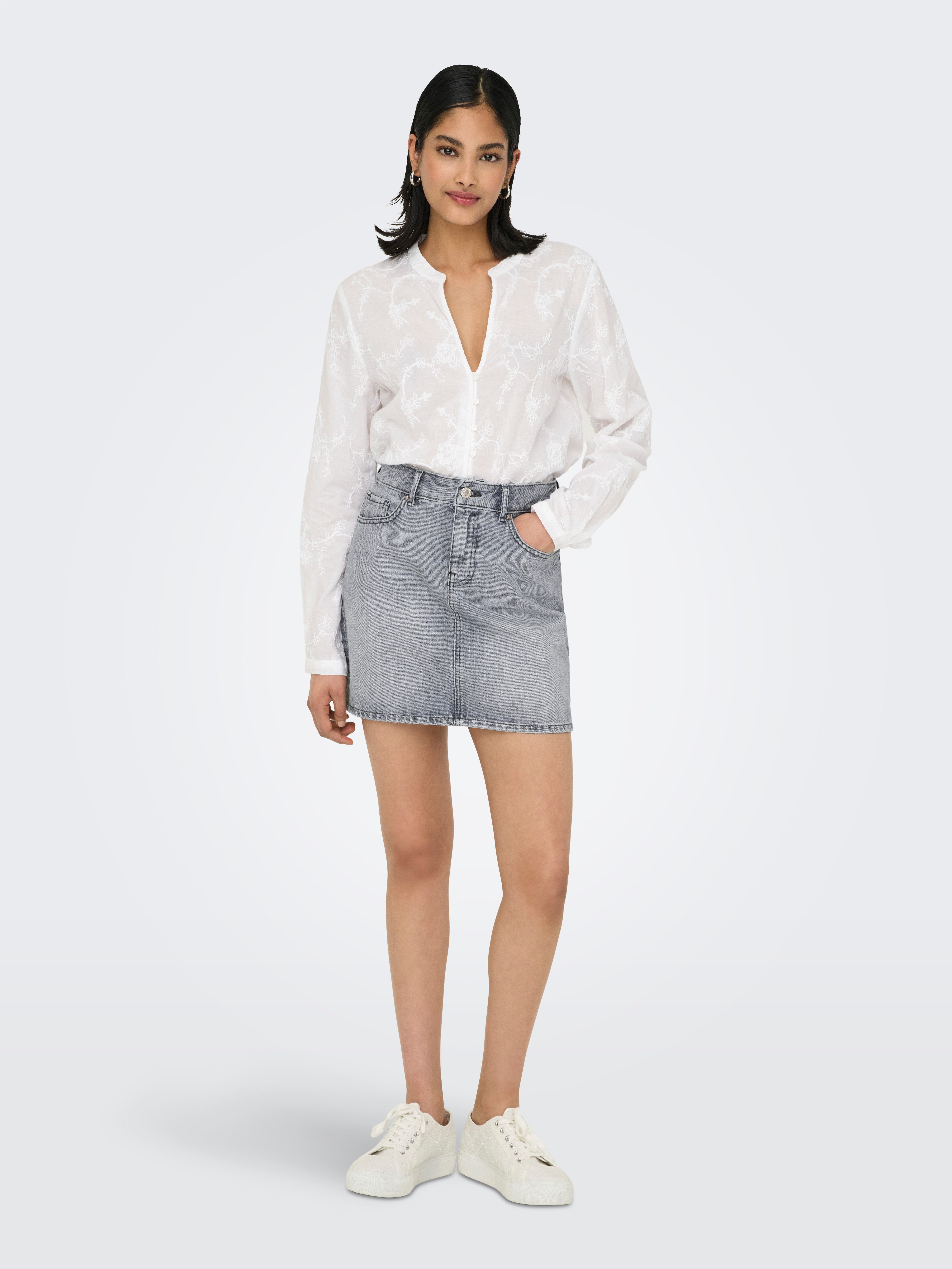 Only Jeans rok ONLSTELLA SHORT SKIRT DNM AZG NOOS