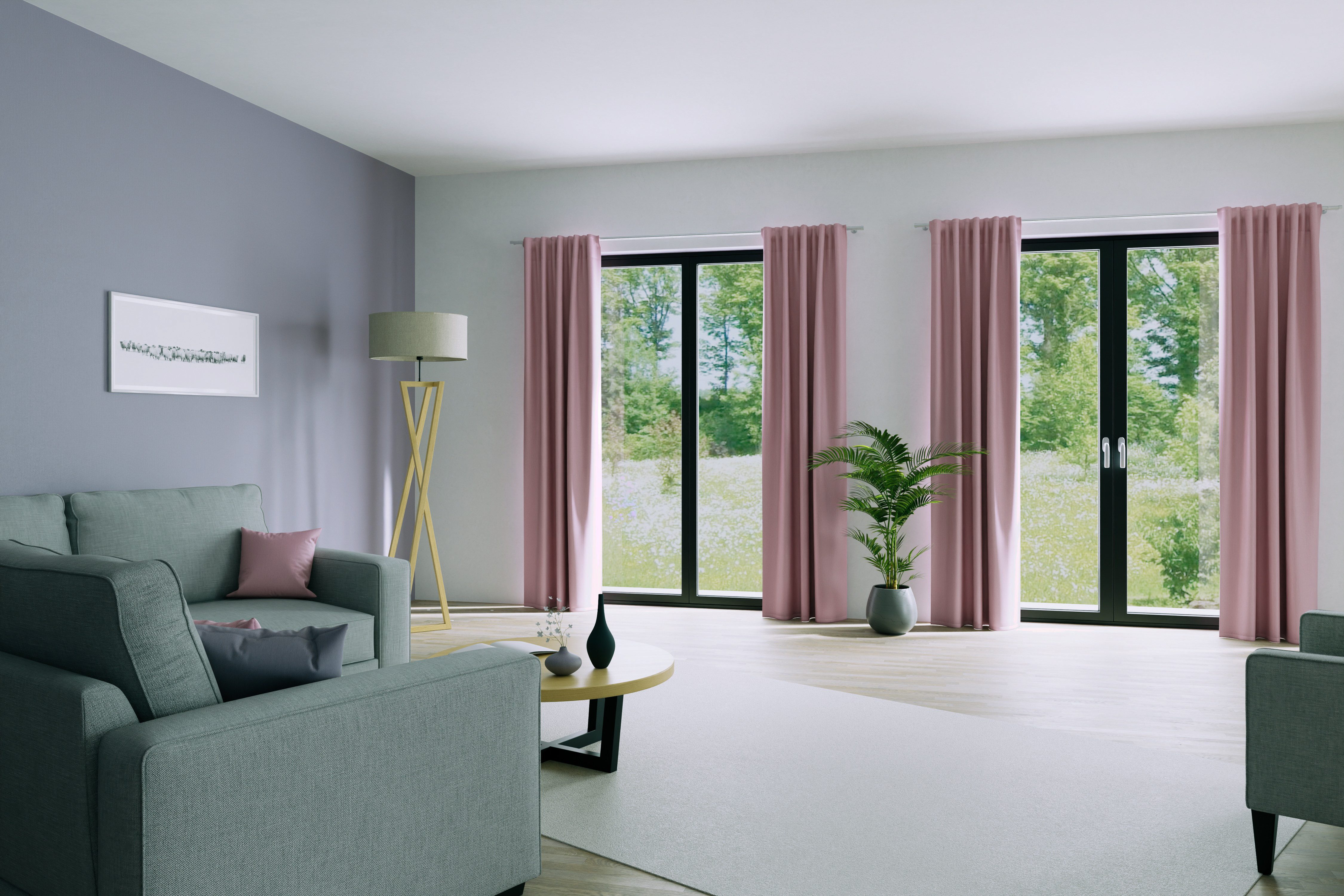 HOMING Gordijn Galdin Verduisteringsgordijn, ondoorzichtig, thermo, energiebesparend (1 stuk)