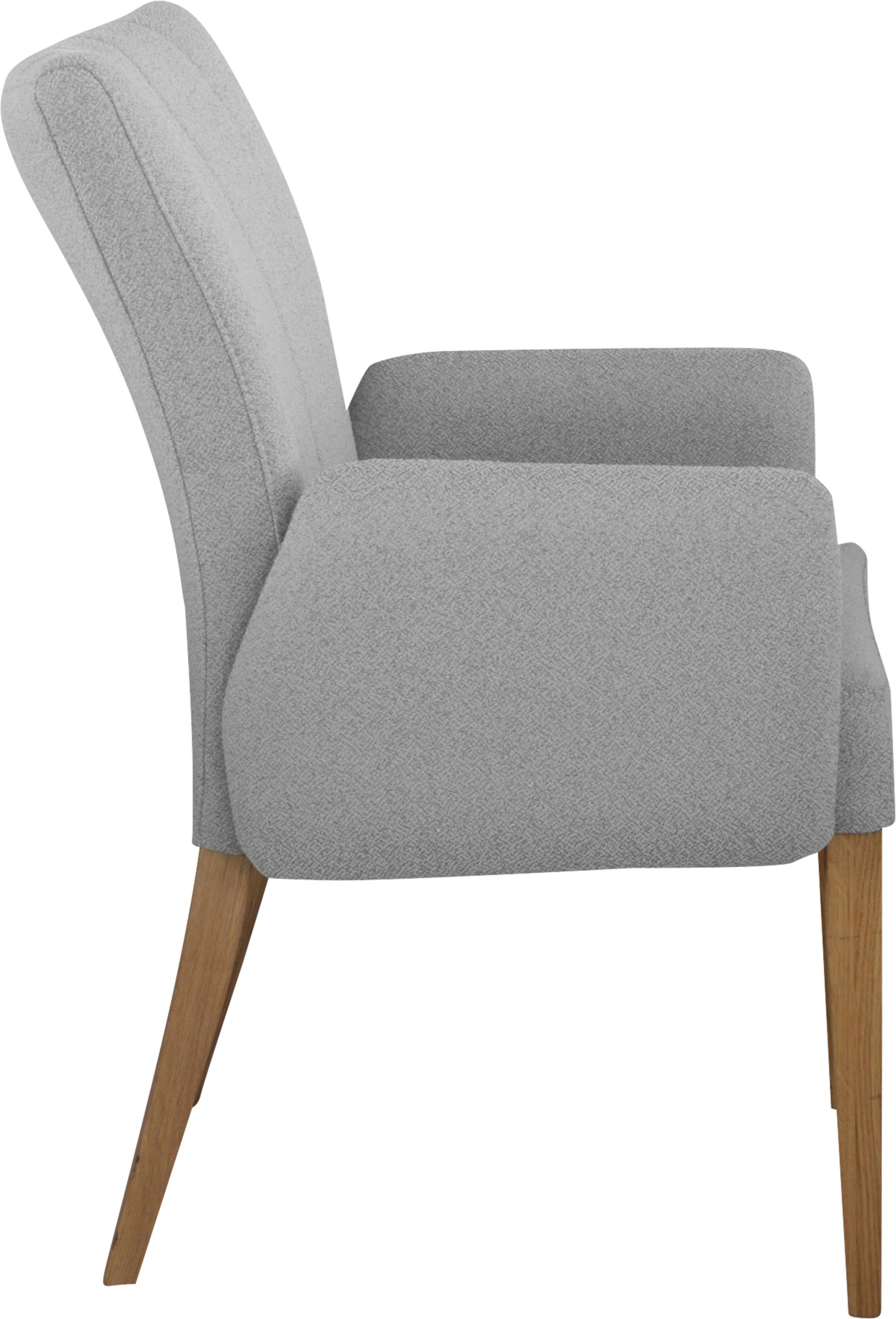Home affaire Stoel met armleuningen Dia Frame massief eiken geolied