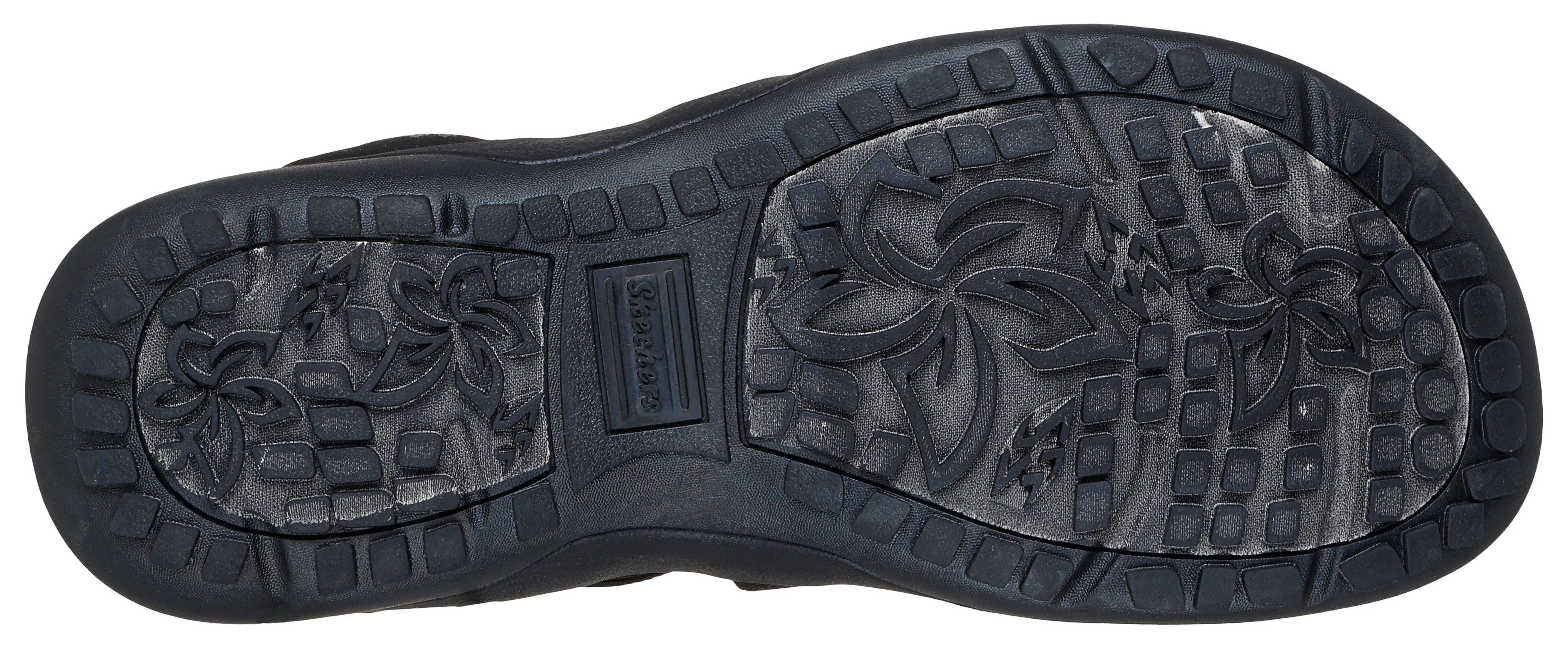 Skechers Sandalen REGGAE SLIM-STRETCH FLEX , flats, trekking sandaal met slip-ins functie