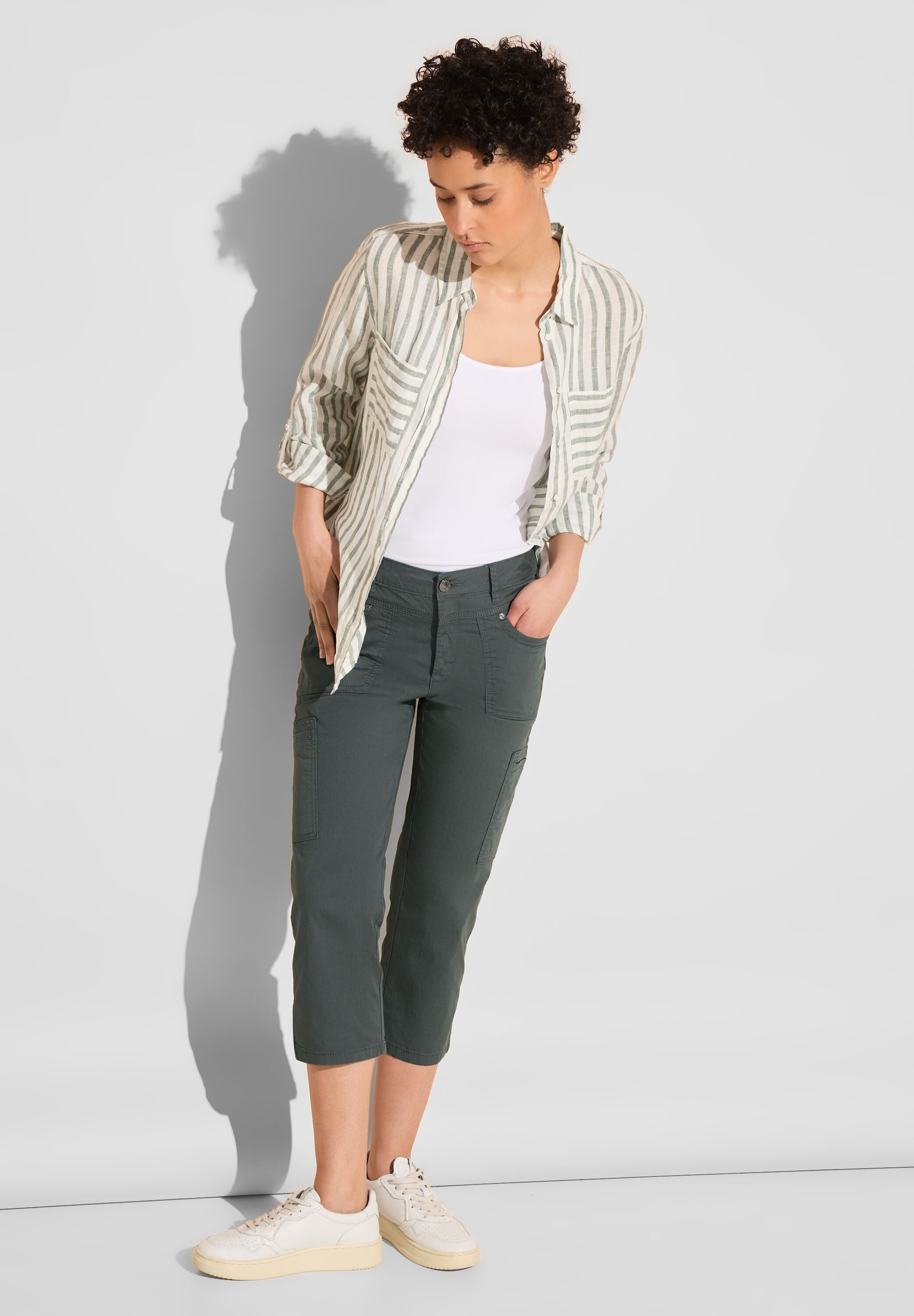STREET ONE 3/4 broek met safari-look