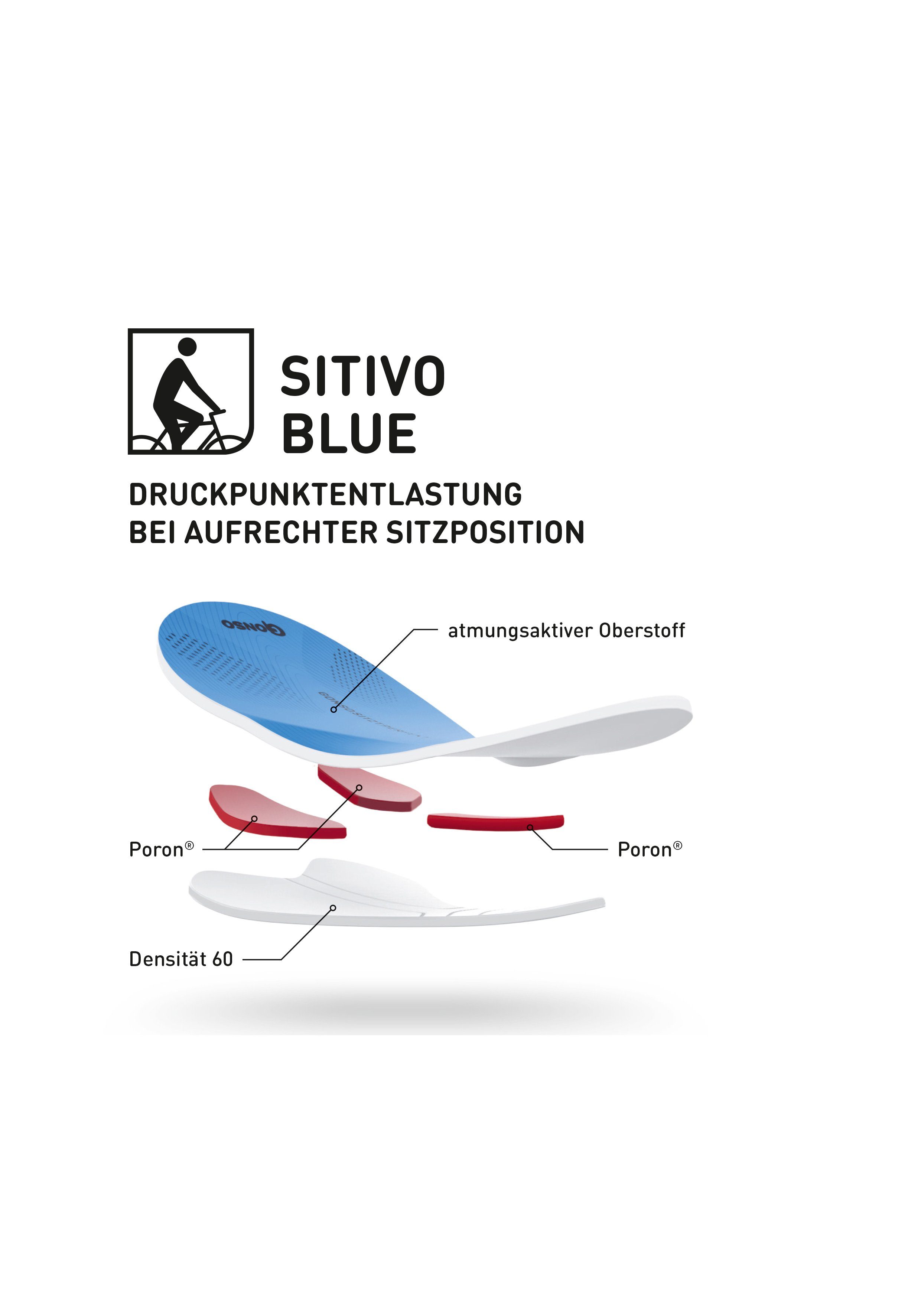 Gonso Fietsbroek SITIVO W 0 Dames fietsbroek met innovatief zitkussenconcept