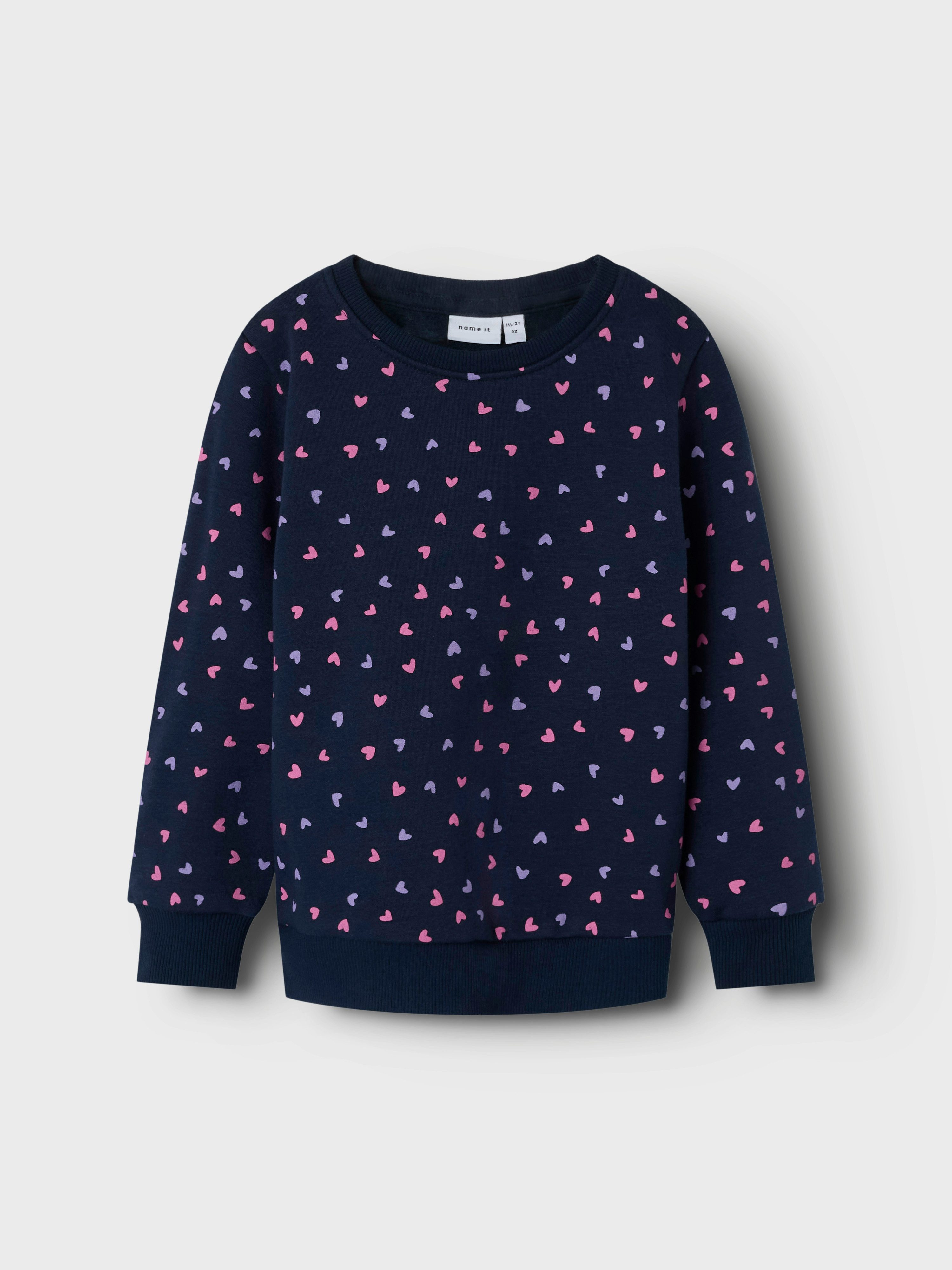 Name It Sweatshirt NMFDAVINA LS SWEAT FLEECE BRU NOOS