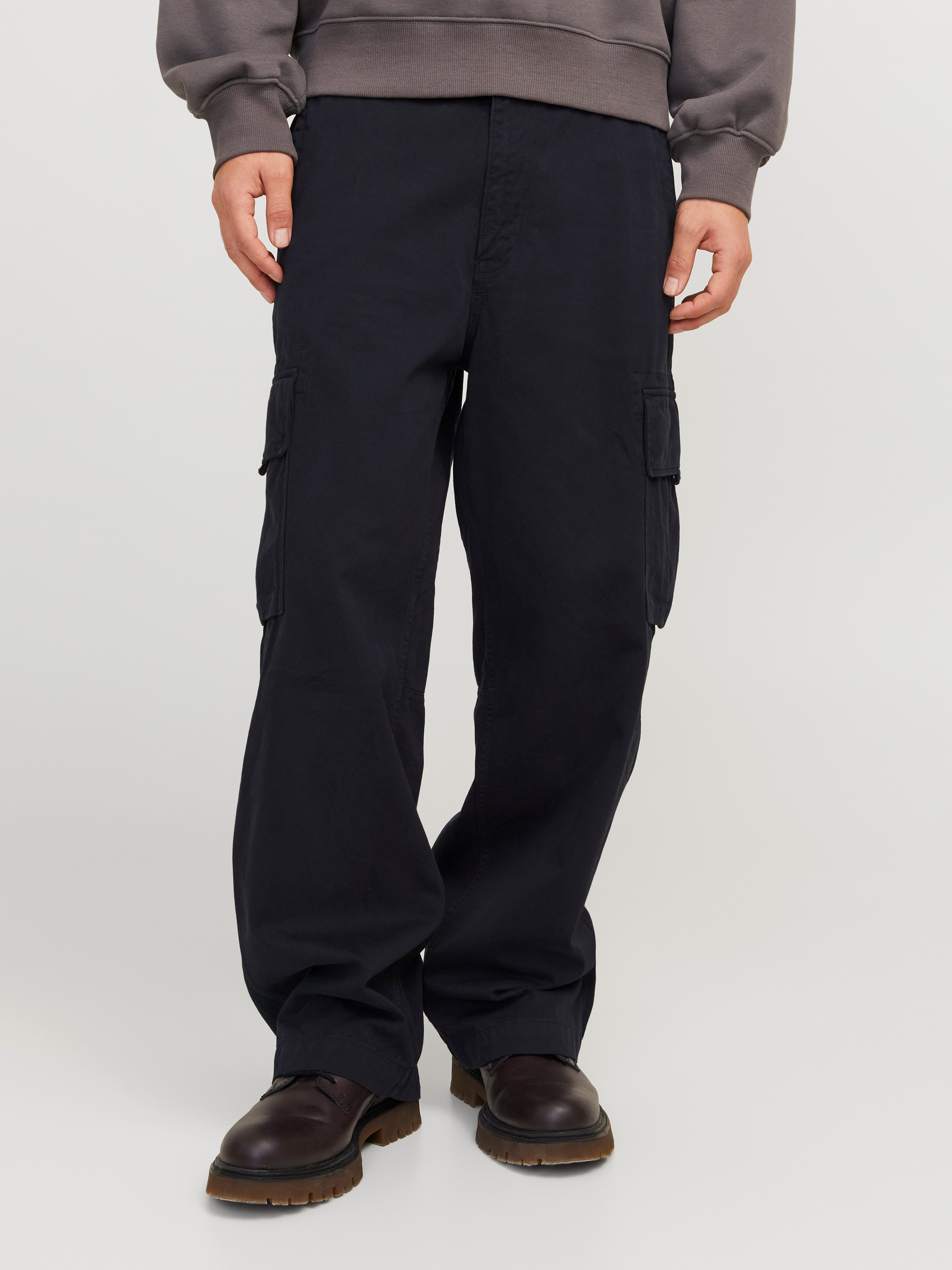 Jack & Jones Cargobroek JPSTBILL ATLAS CARGO PANTS NOOS heren cargobroeken maat 31 zwart