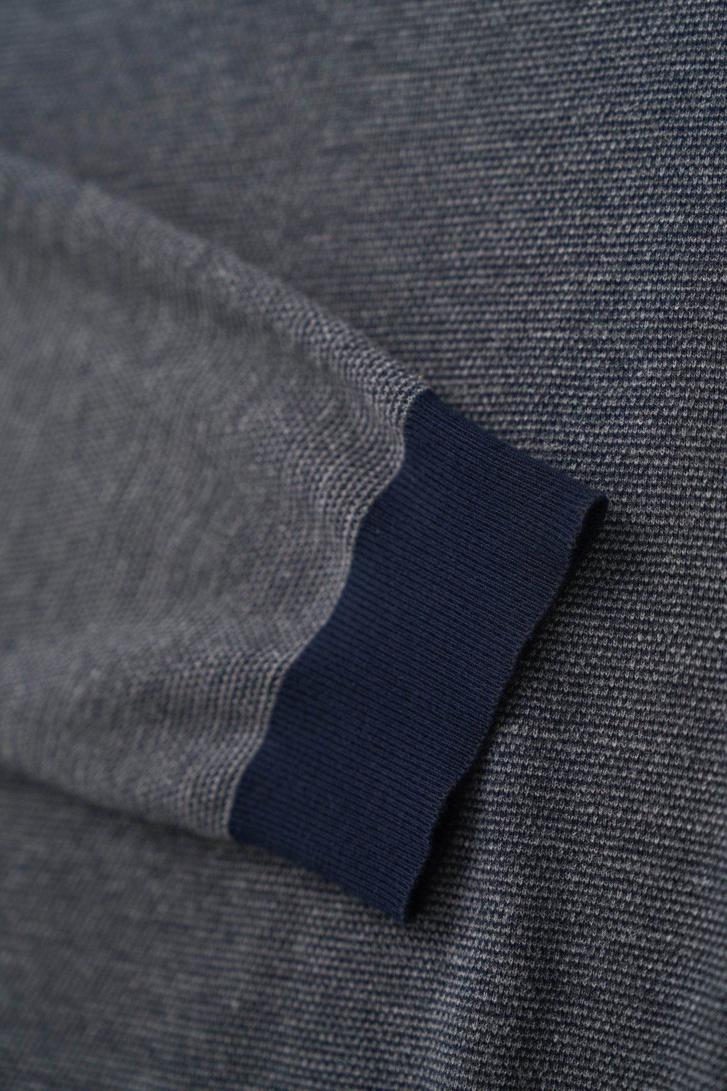 Bugatti Poloshirt met lange mouwen met structuurkraag