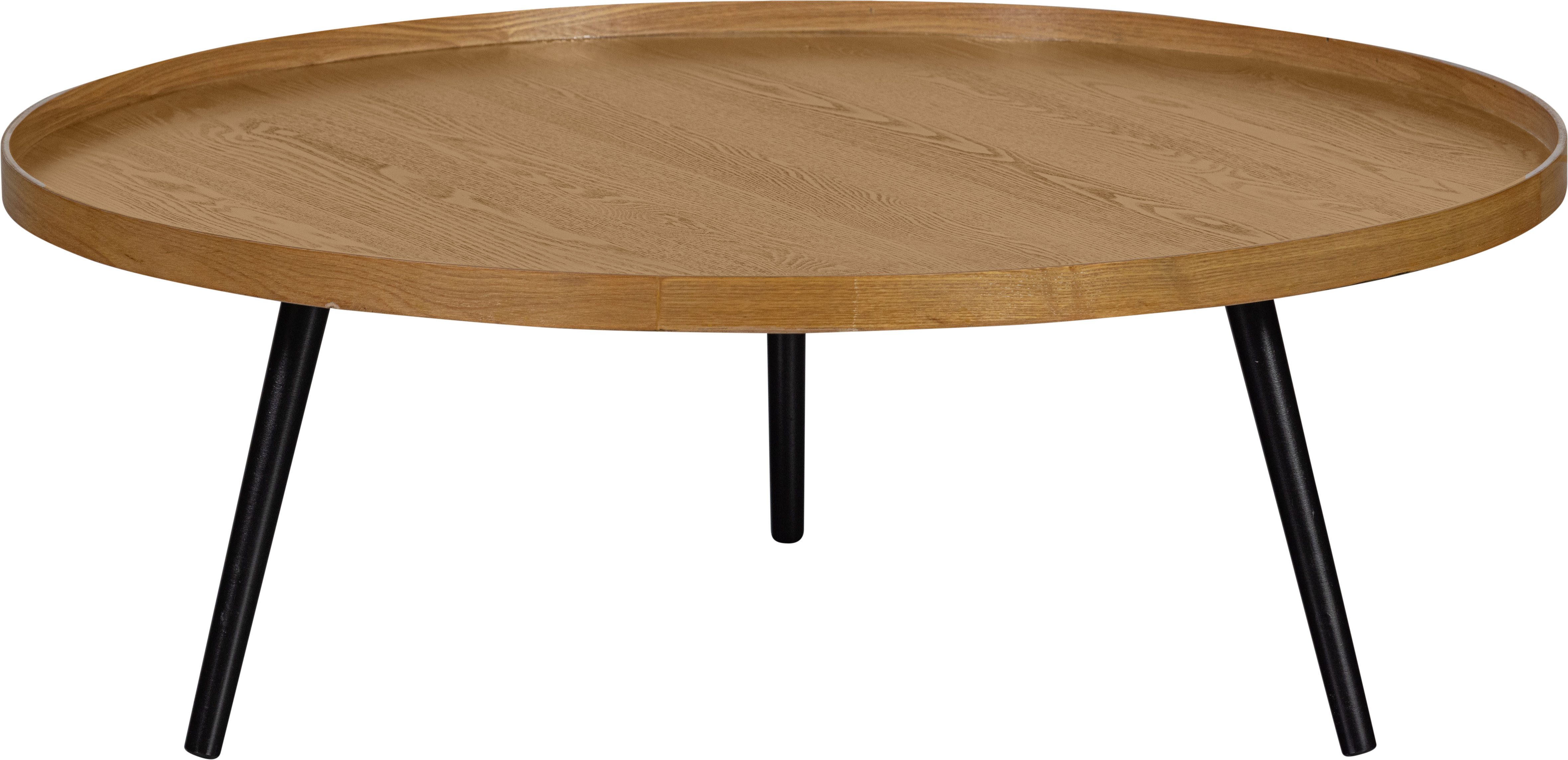 WOOOD Salontafel MESA ronde vorm, belastbaar tot 20 kg, h 36 cm x ø 100 cm