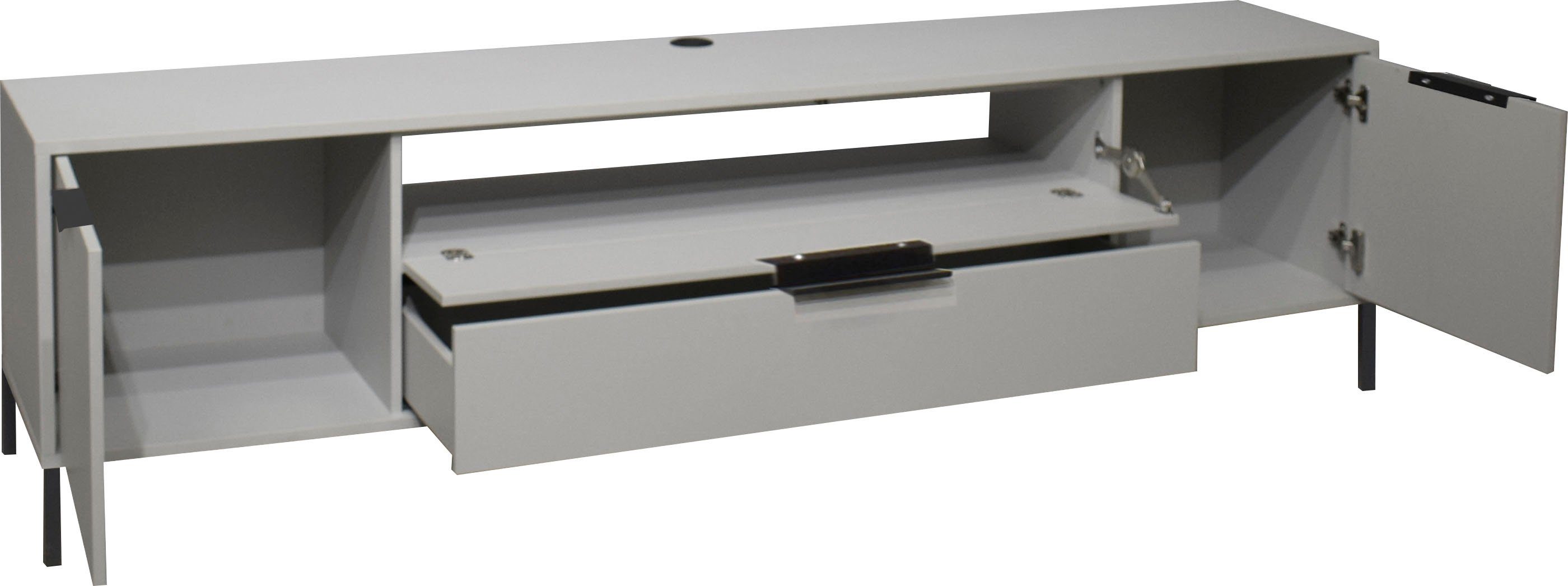 Mäusbacher Tv-meubel Bonnie TOPSELLER! Lowboard met vierkant frame