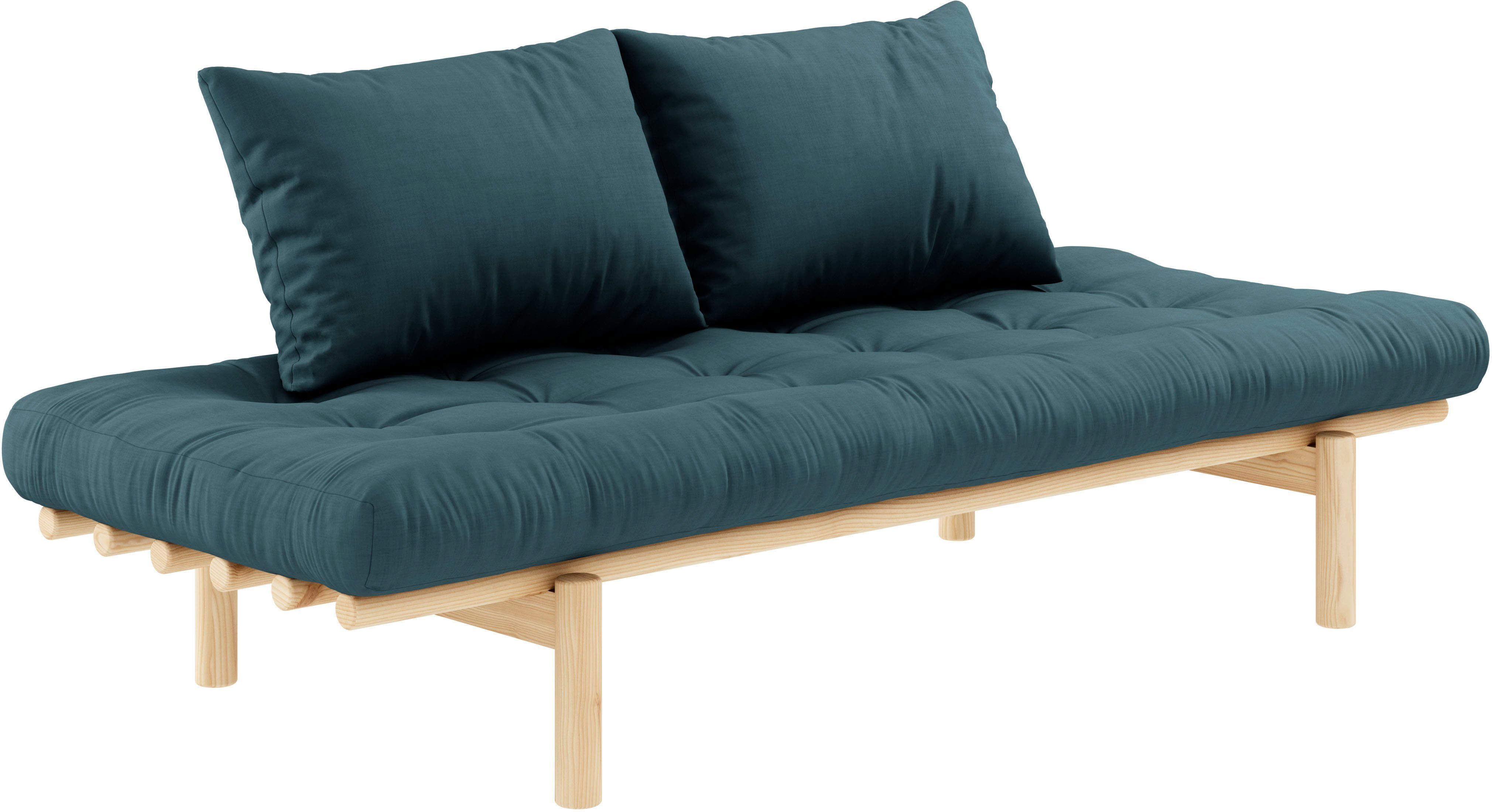 Karup Slaapbank Pace van massief grenenhout, incl. futonmatras (set, 2-delig)