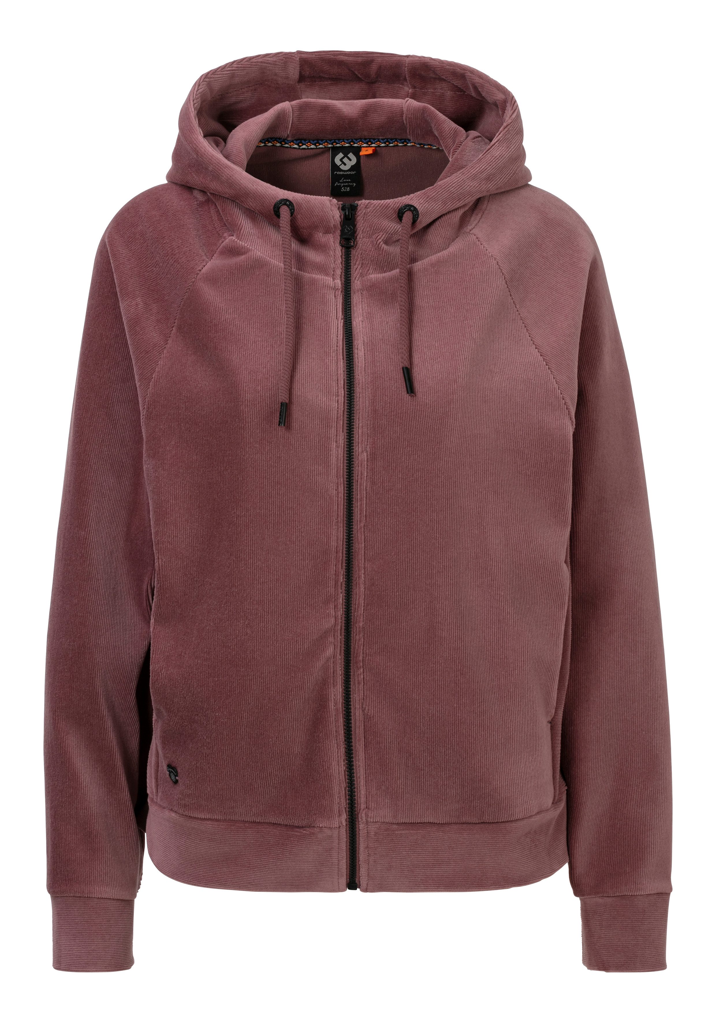 Ragwear Capuchonsweatvest CORDULY zachte nicky stof