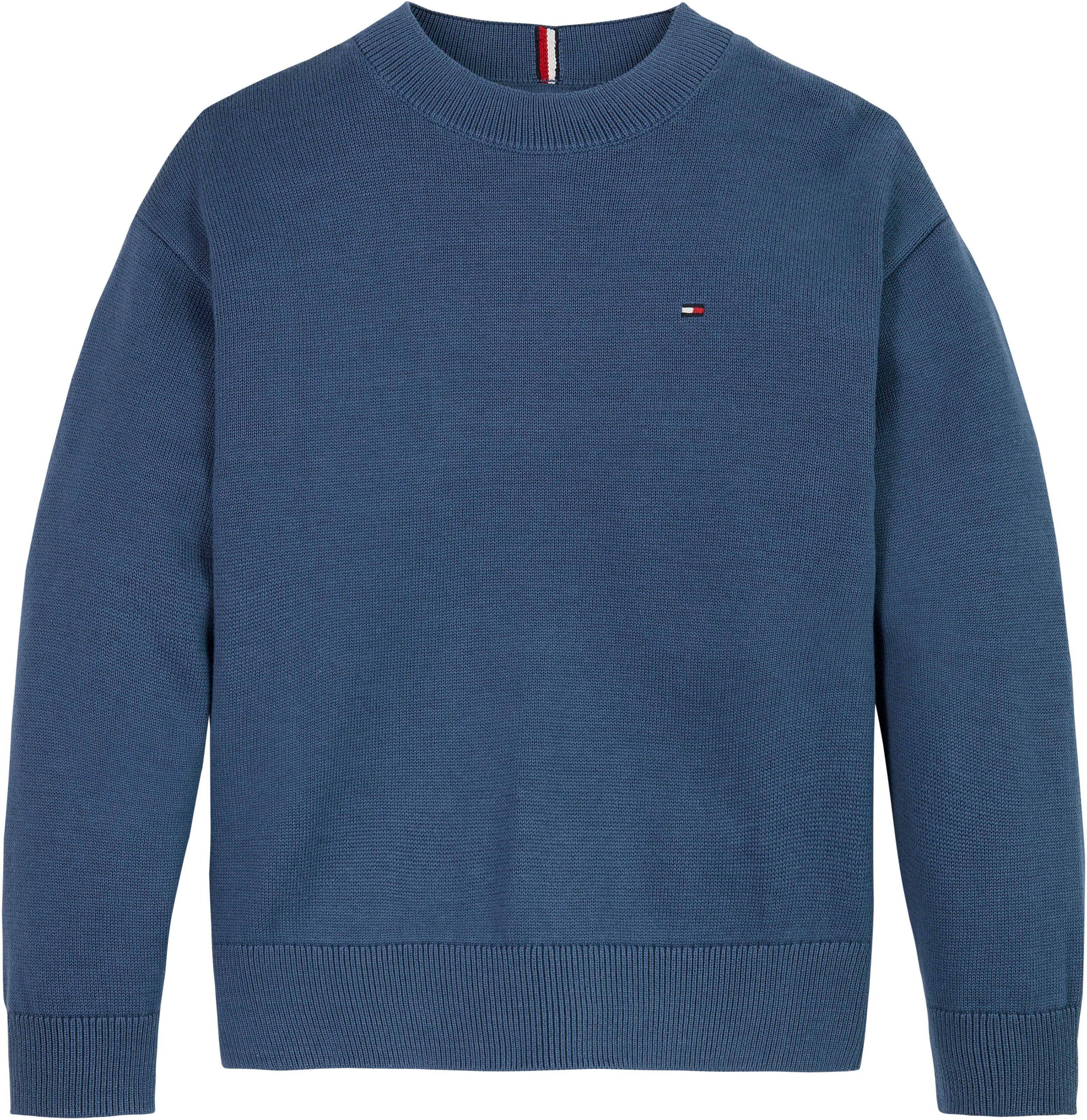 Tommy Hilfiger Gebreide trui ESSENTIAL SWEATER Kinderen tot 16 jaar met logostiksel