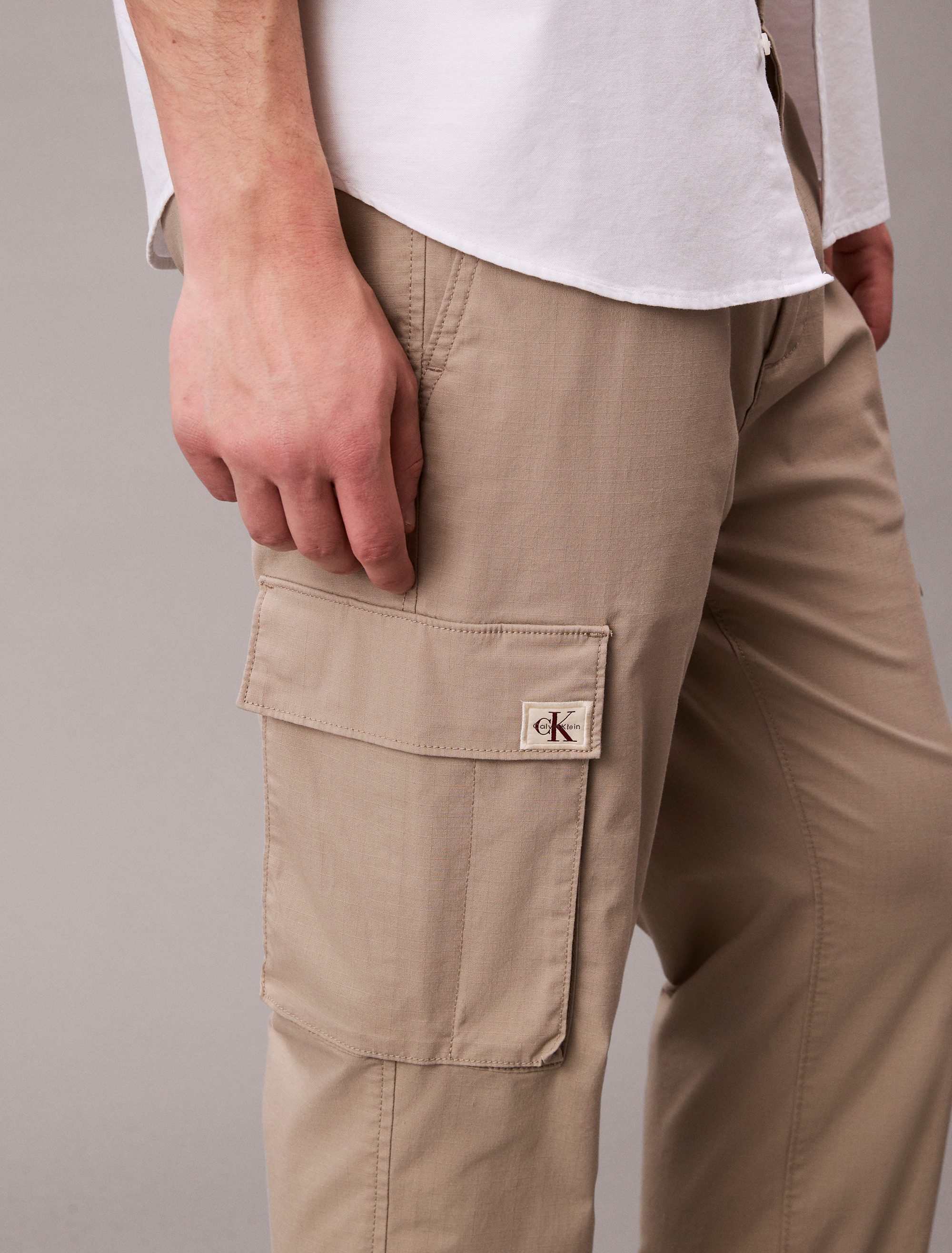 Calvin Klein Cargobroek PLL ON SKNNY CRG RPS Met elastische taille