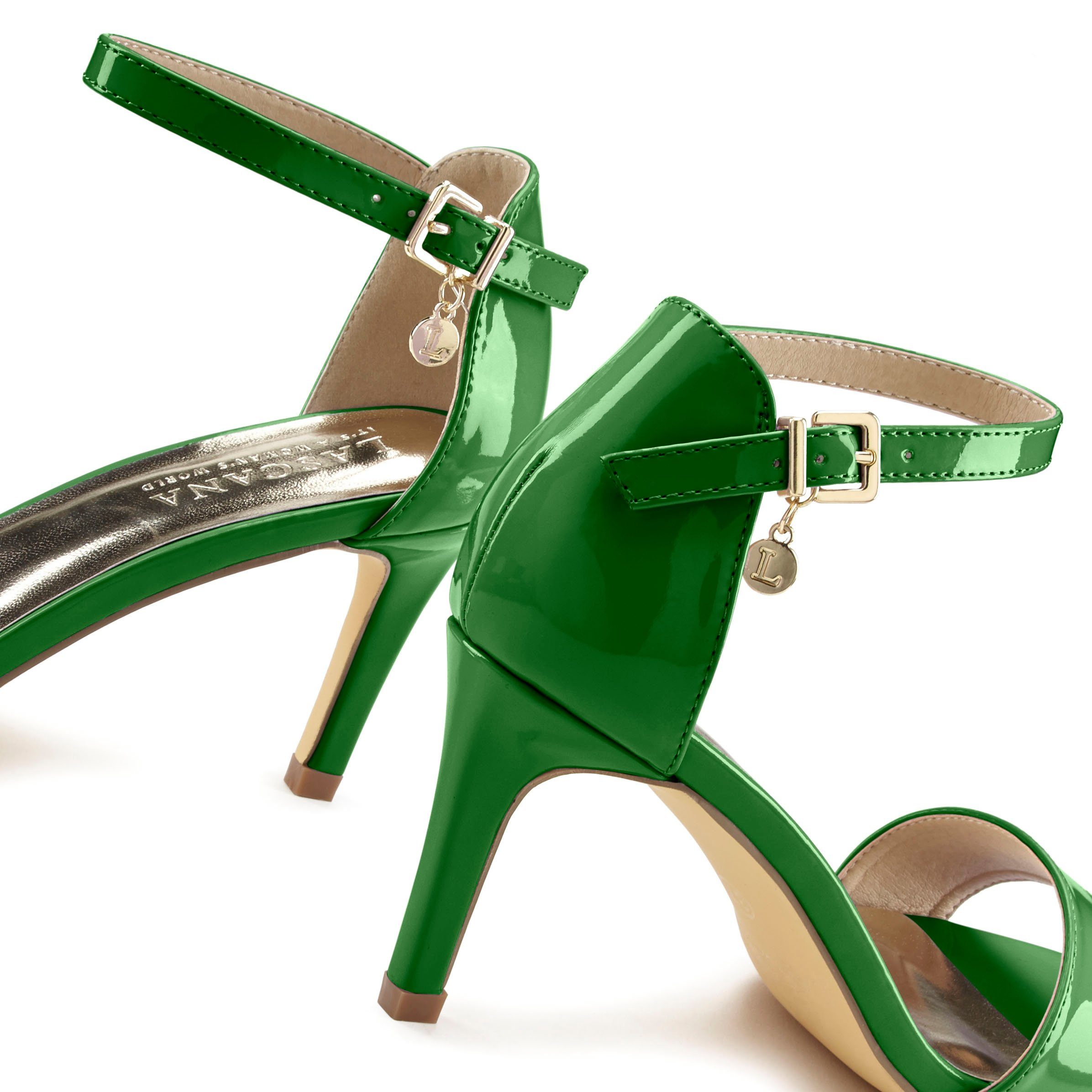Lascana Highheel sandaaltjes Zomerschoen in tijdloos ontwerp, riem-sandaal vegan